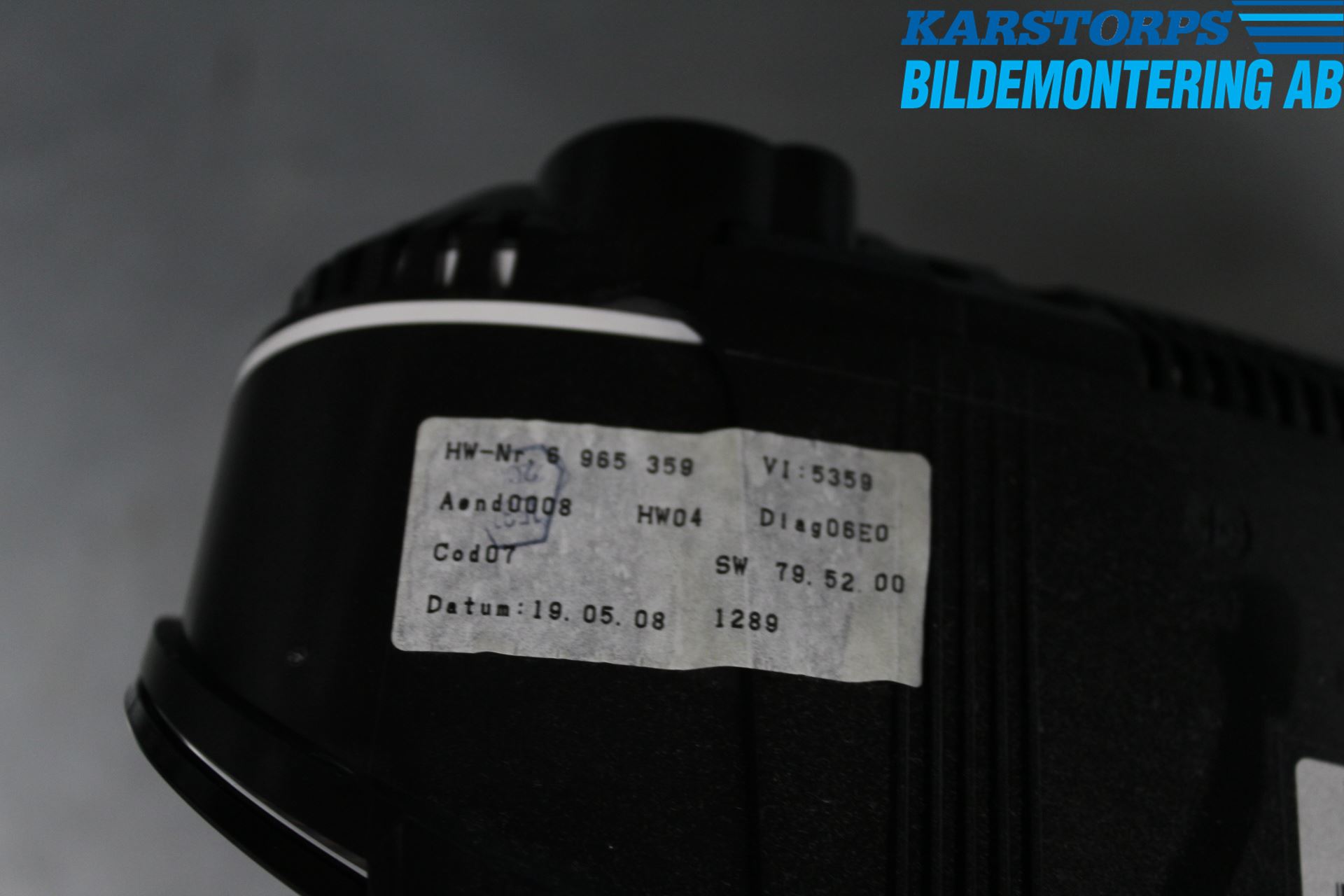 BMW 5 E60/61 Sed/Tou 02-10 Instrument Komb