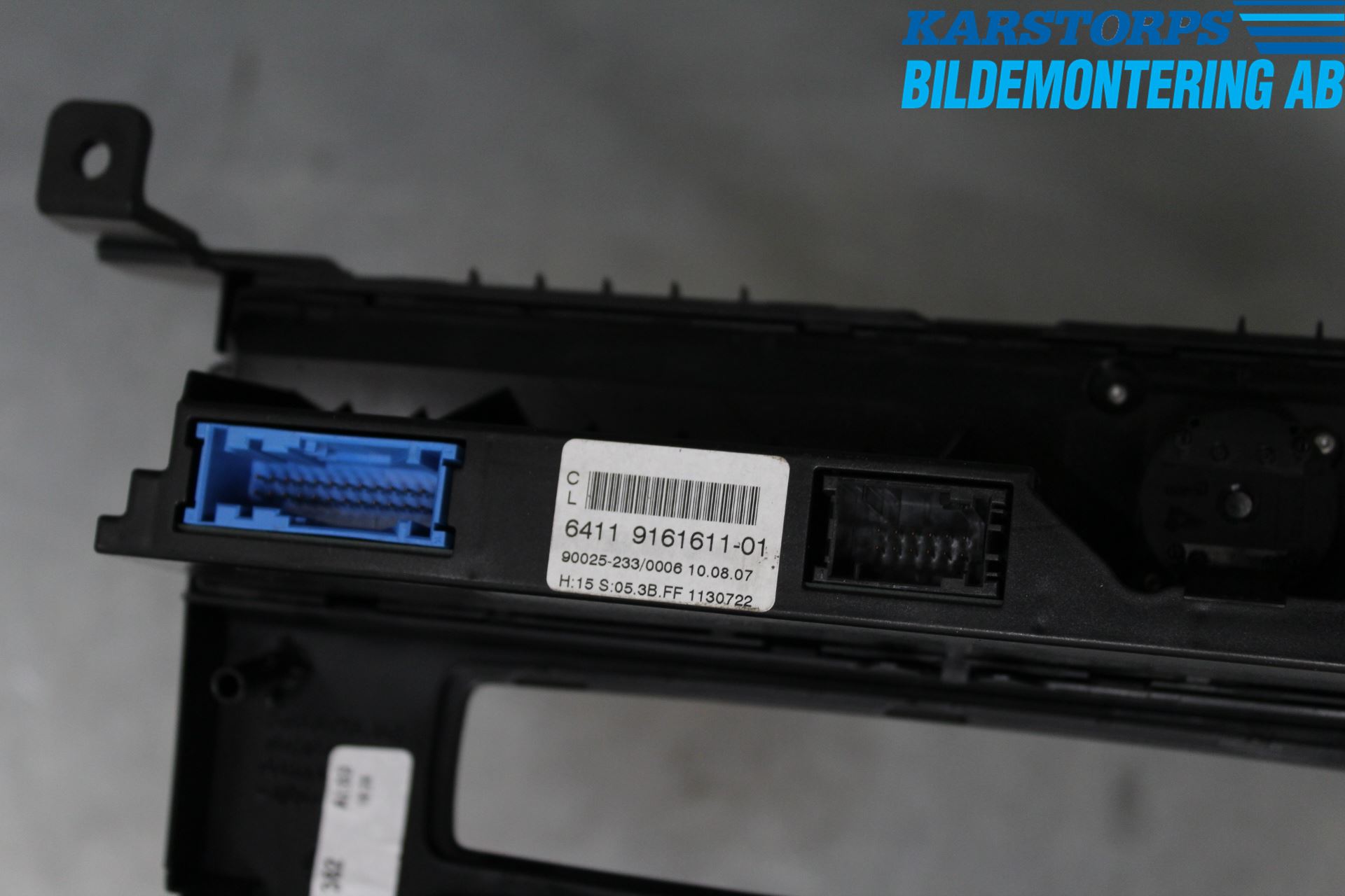 BMW 5 E60/61 Sed/Tou 02-10 Värmereglage