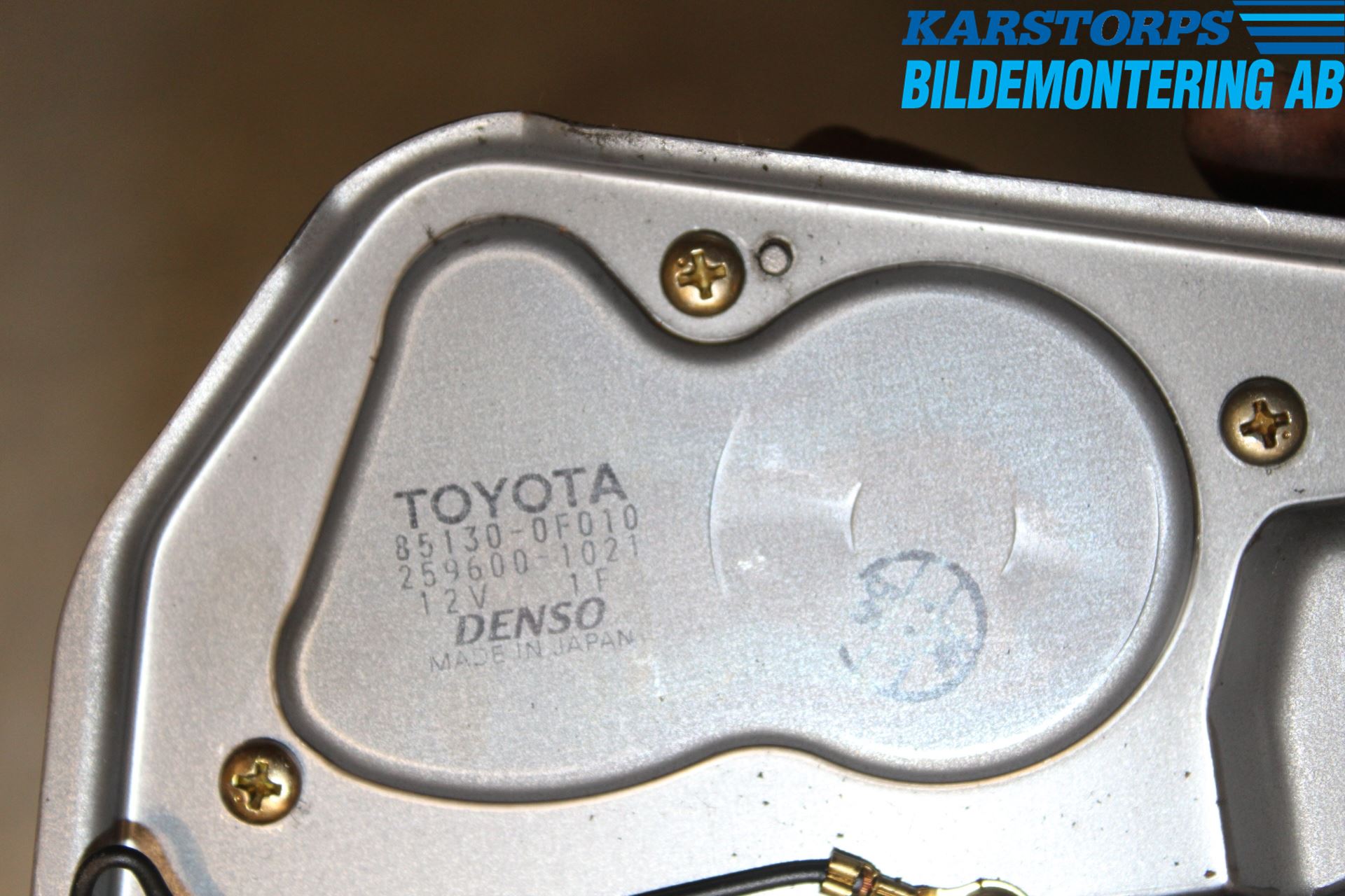 Toyota COROLLA VERSO 02-04 Torkarmotor Baklucka
