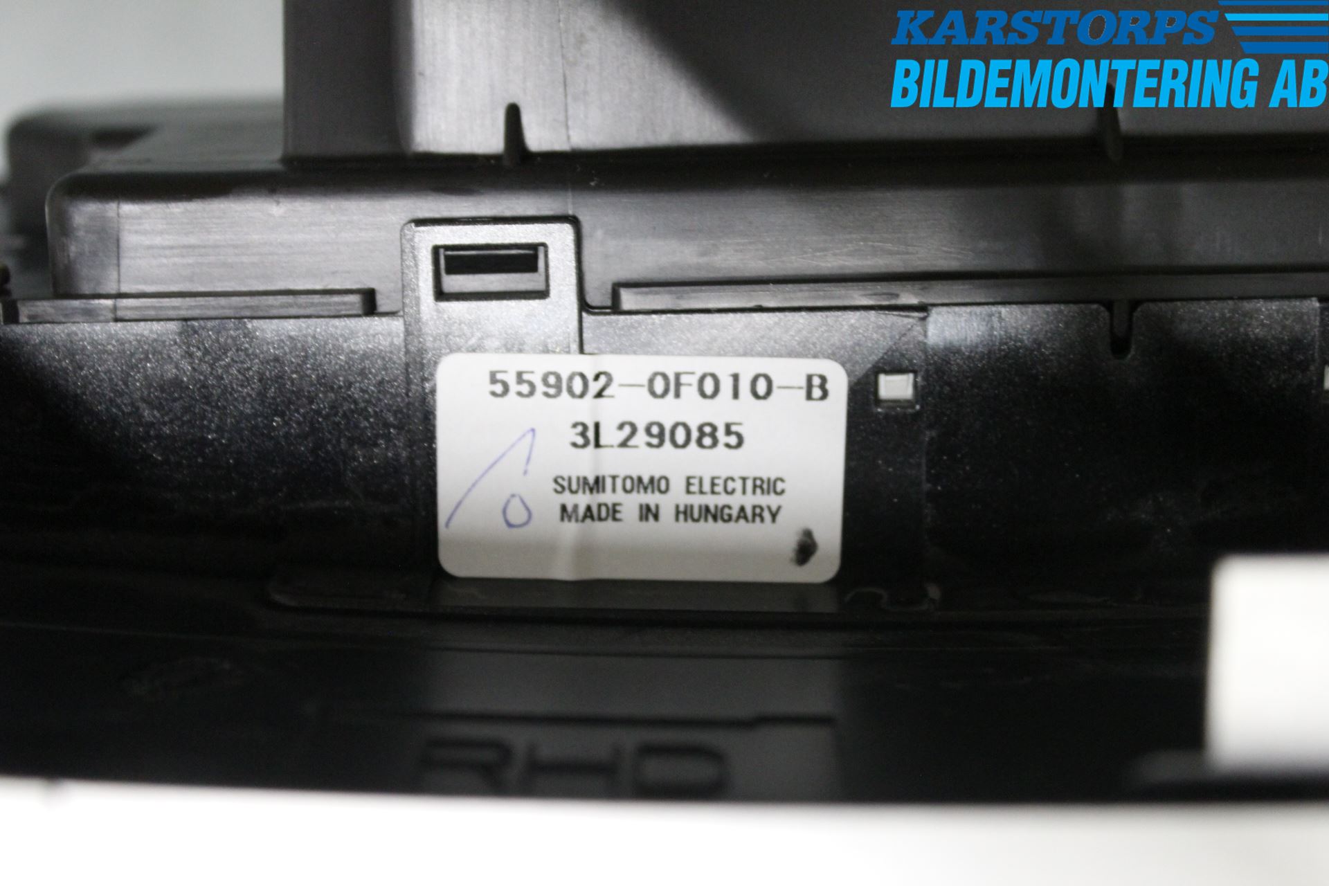 Toyota COROLLA VERSO 02-04 Värmereglage