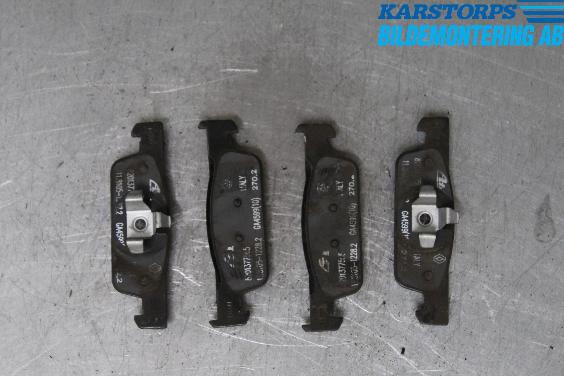 Dacia SANDERO/STEPWAY 13-20 Bromsbelägg Fram