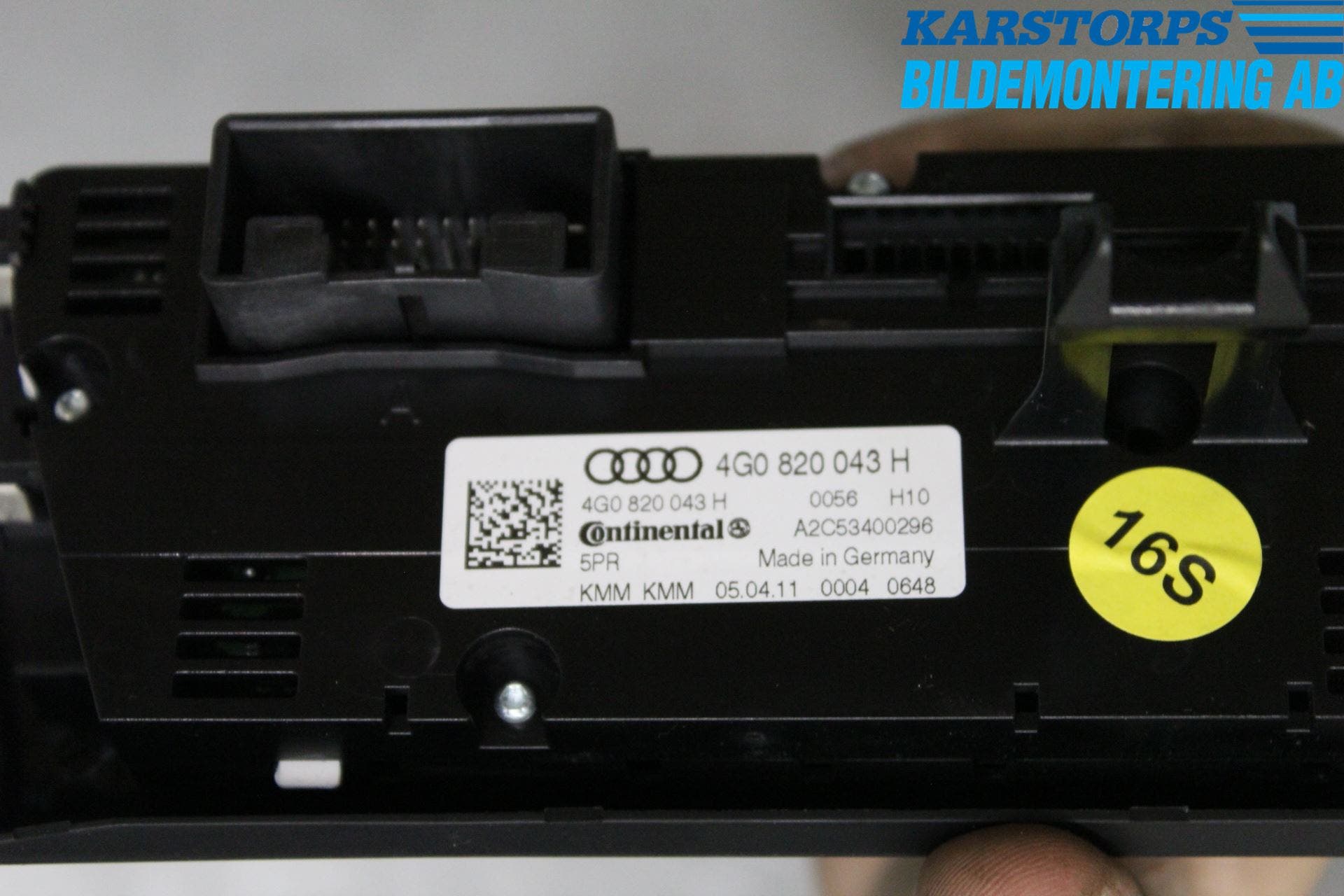 Audi A6/S6 4G 11-18 Värmereglage