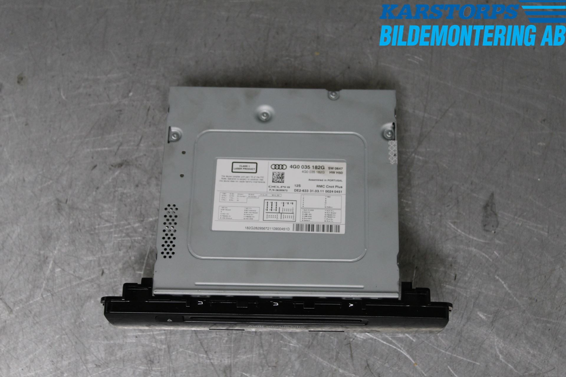 Audi A6/S6 4G 11-18 Cd Radio - Multimediapanel