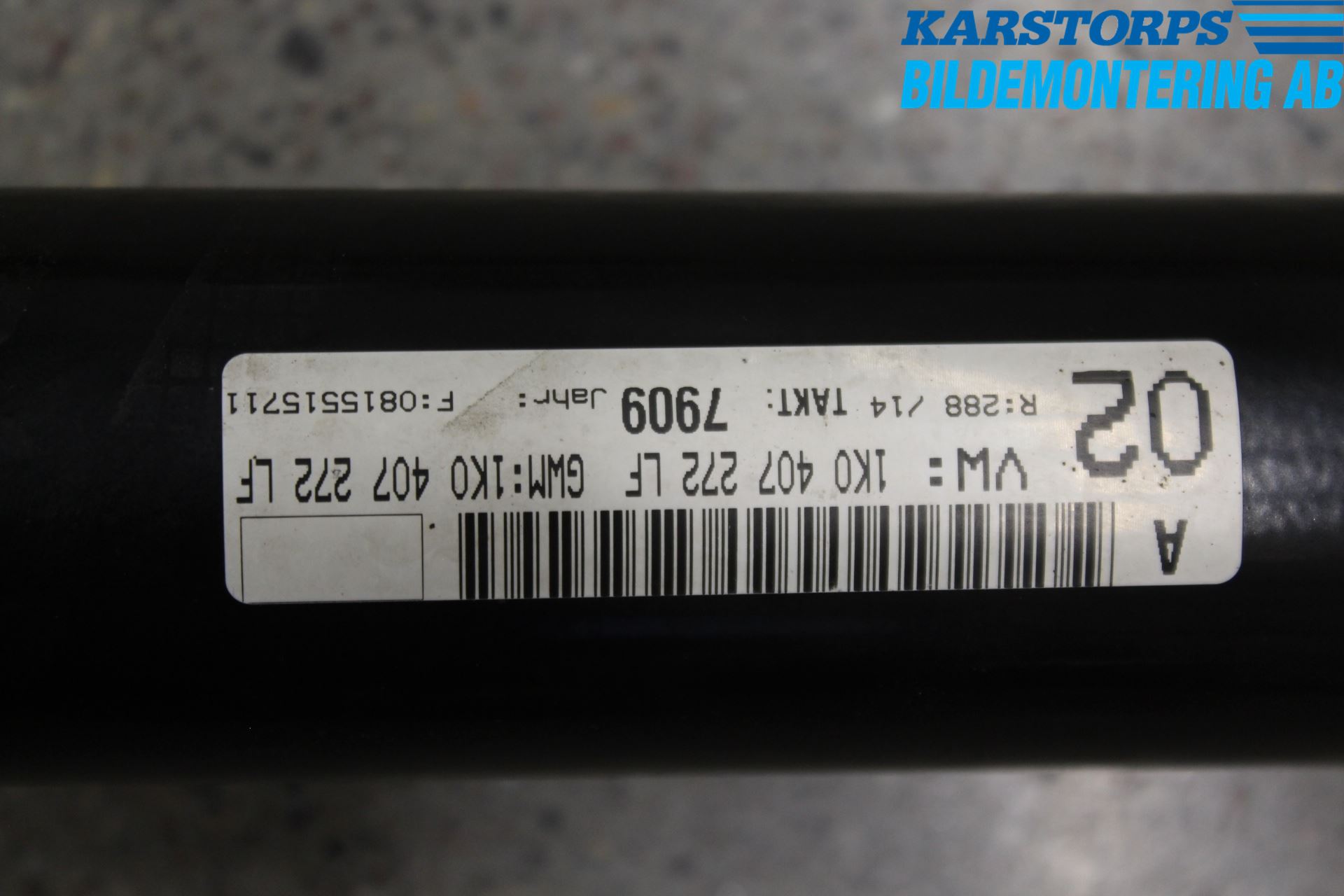 Volkswagen VW PASSAT 05-11 Drivaxel Fram Höger