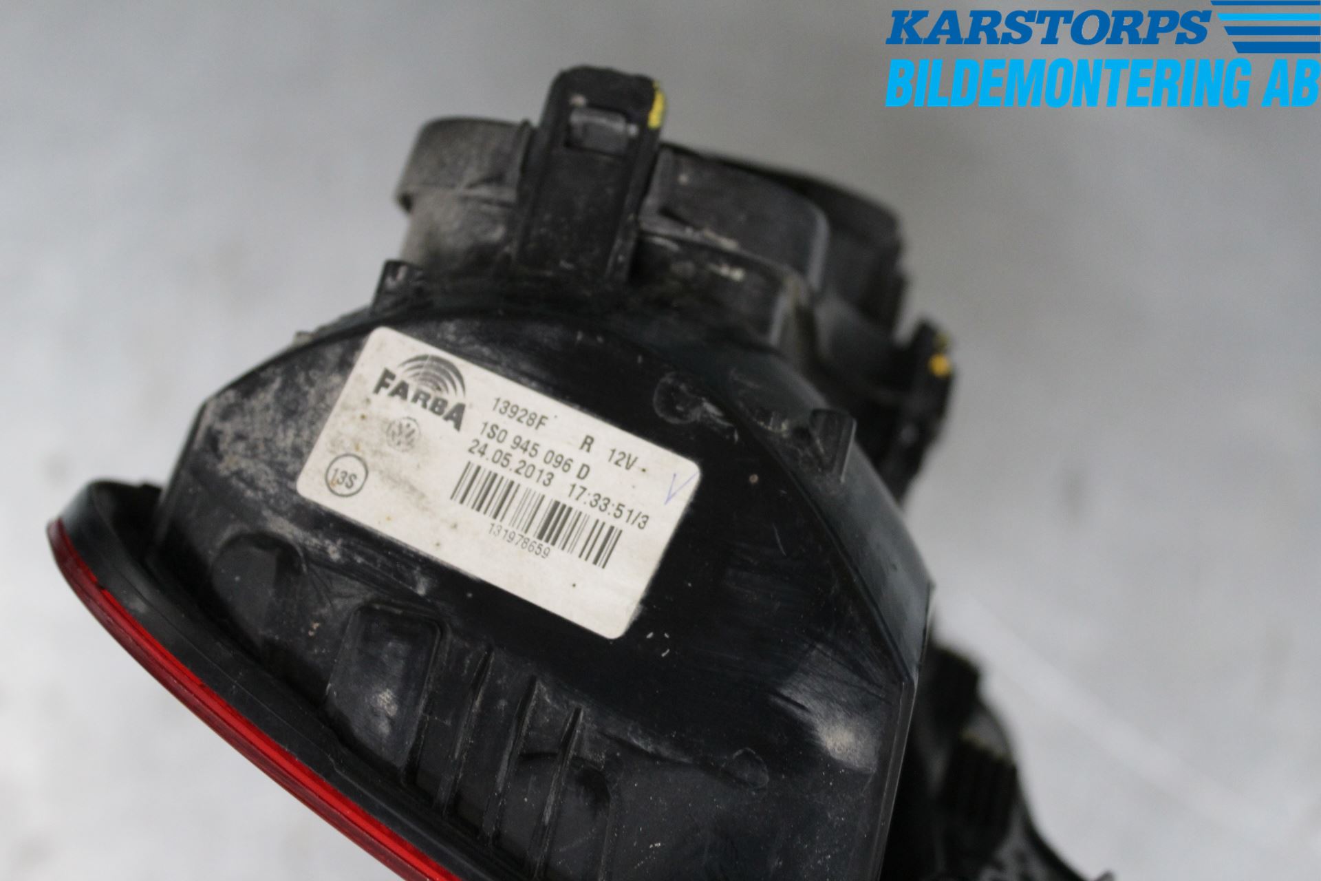 Volkswagen VW UP! / E-UP! Bakljus Höger