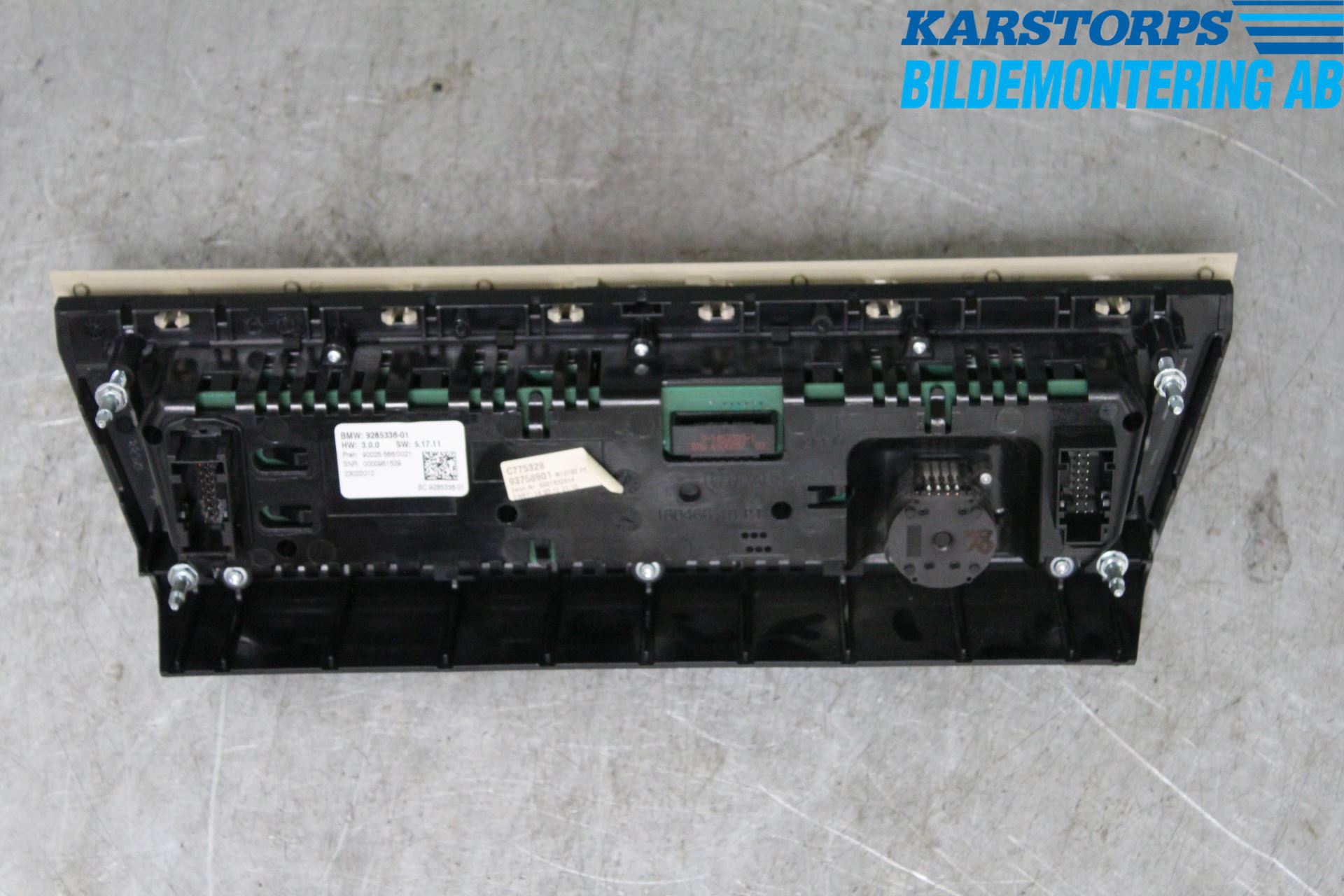 BMW 5 F10/F11/F18 09-17 Värmereglage