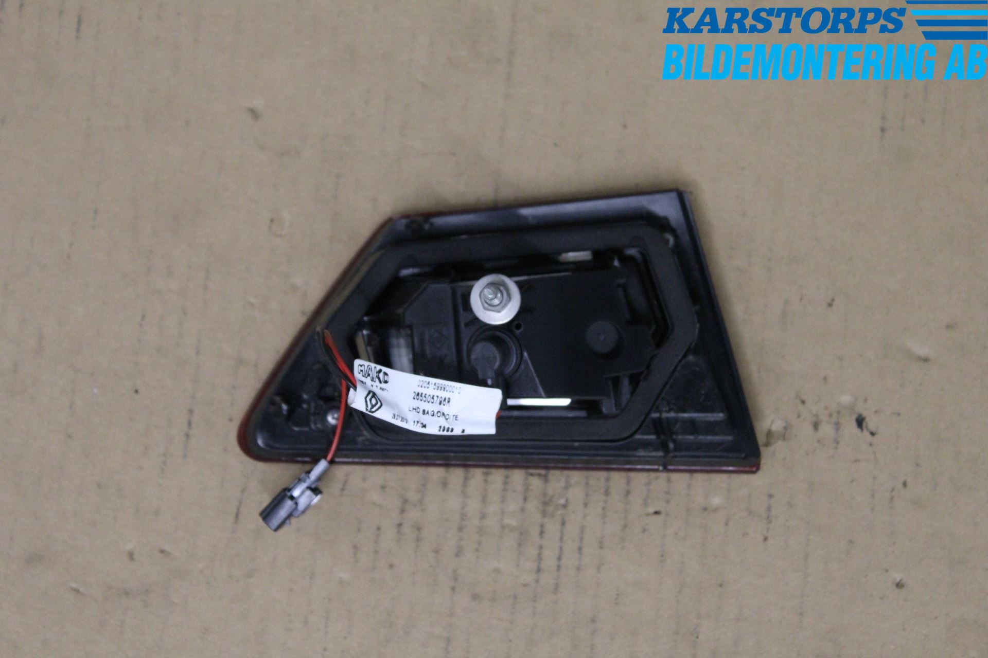 Renault CLIO IV 12-16 Bakljus Lucka Hö