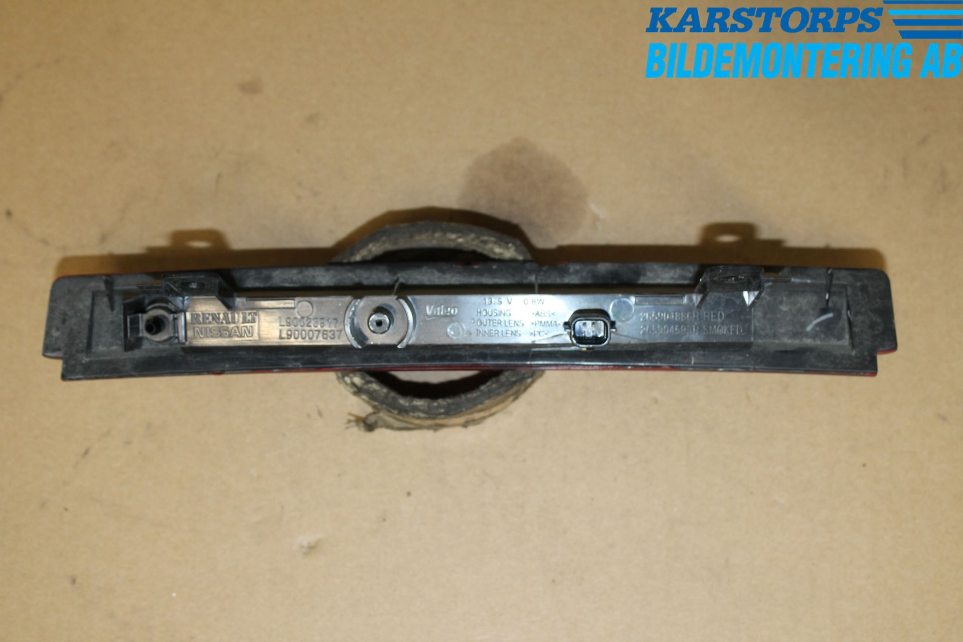 Renault CLIO IV 12-16 Bromsljus Bakruta