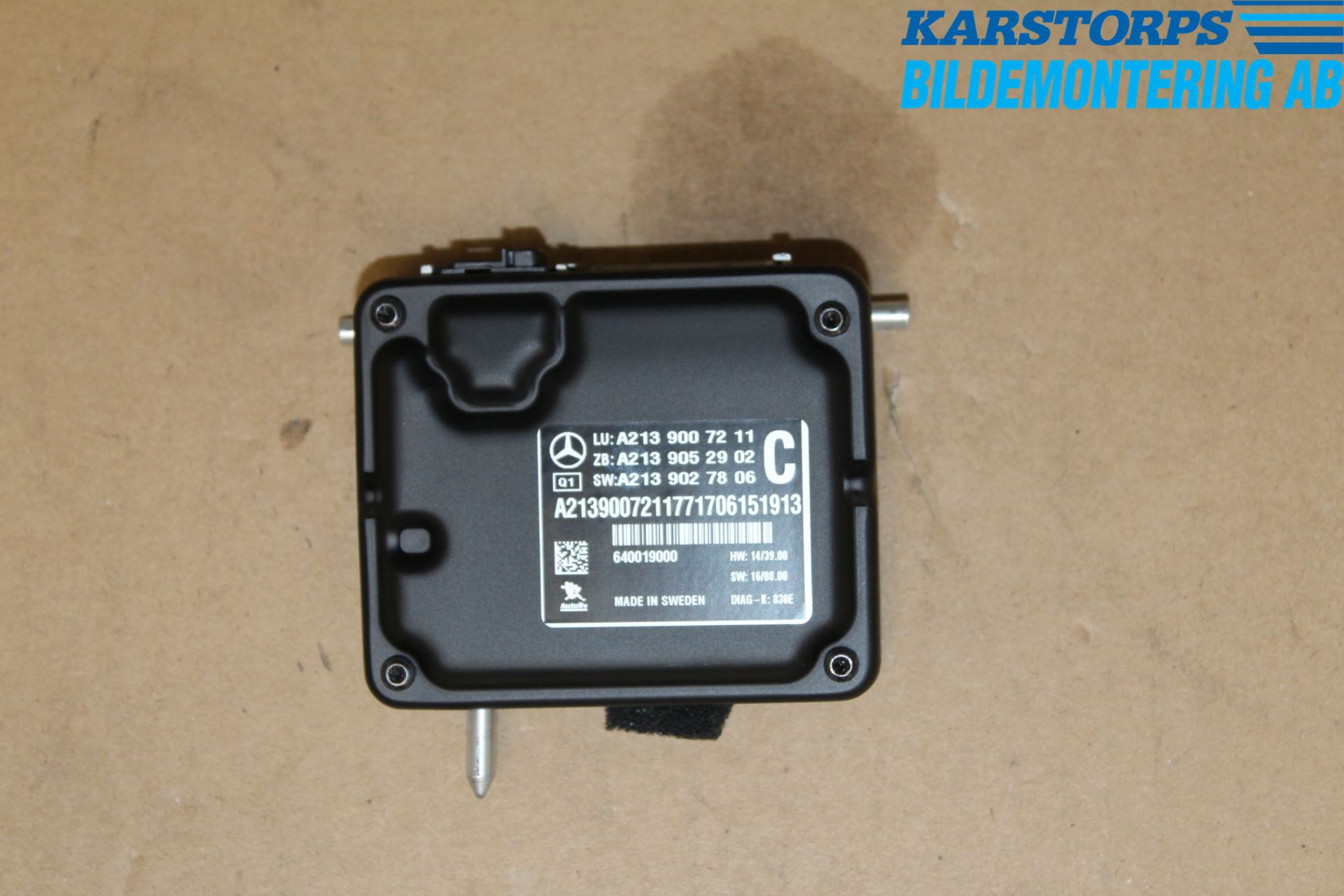 Mercedes-Benz MB E-KLASS (W213) 16-23 Sensor Aktivt Kollisionsskydd