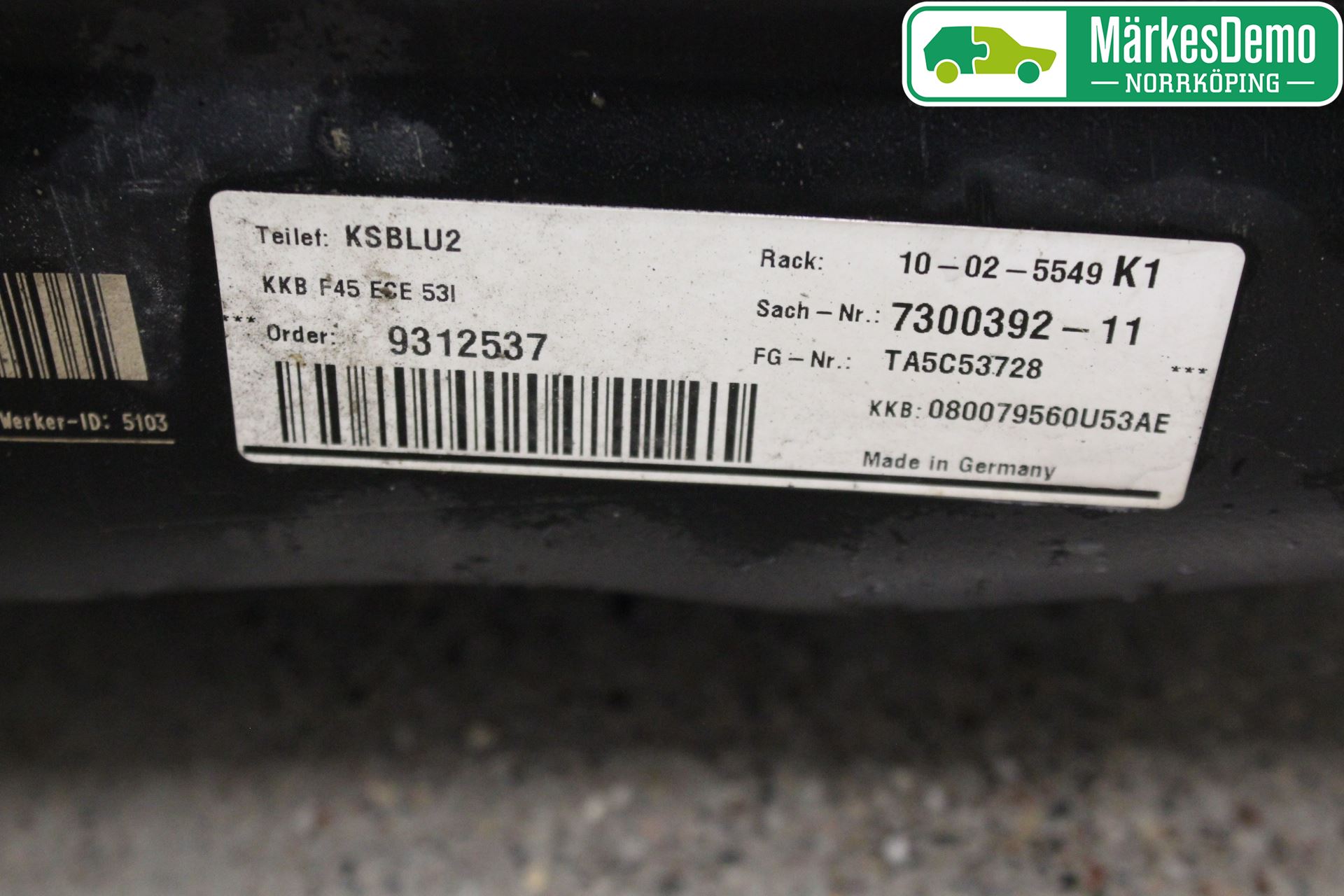 BMW 2 F46 GRAN TOURER 15-22 Bränsletank