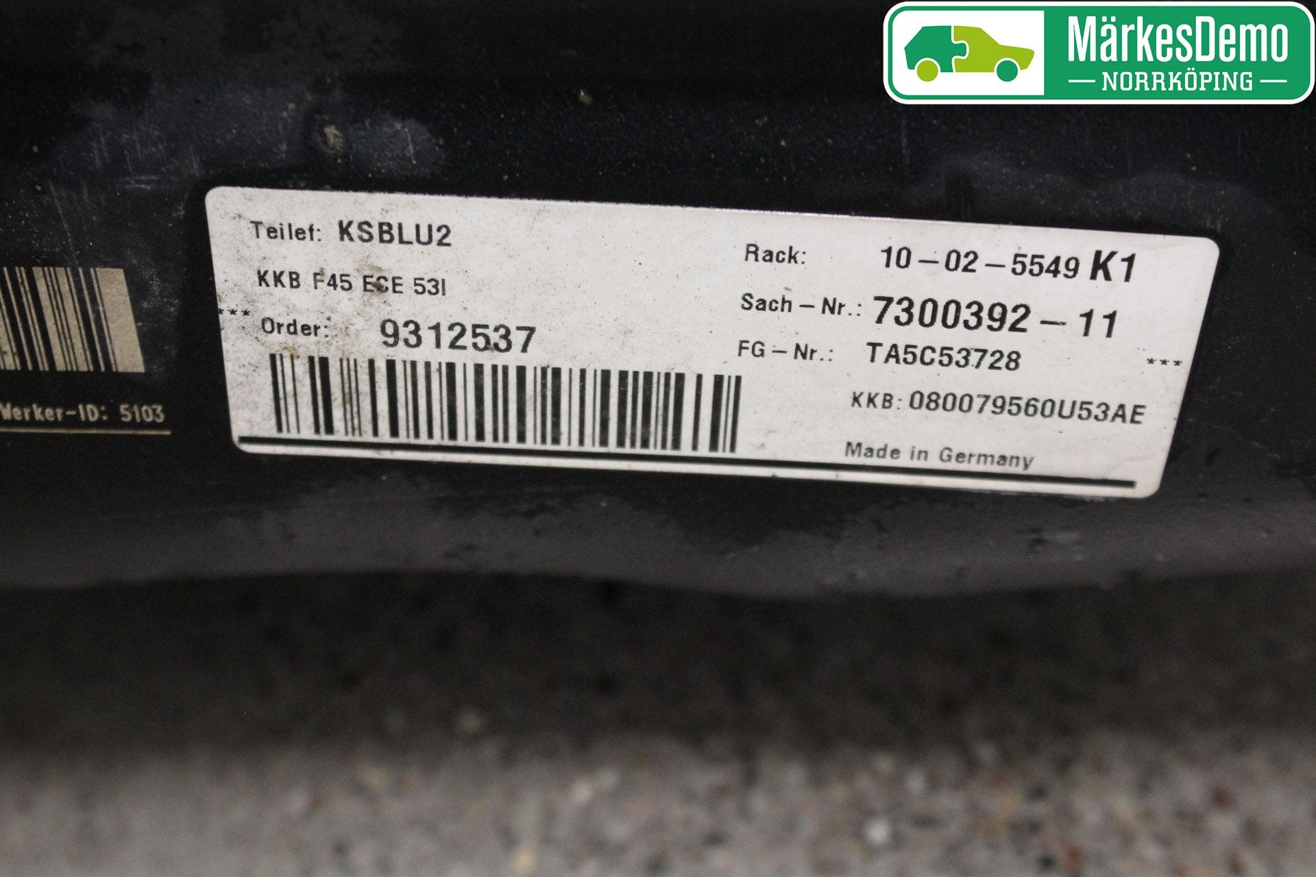 BMW 2 F46 GRAN TOURER 15-22 Bränsletank