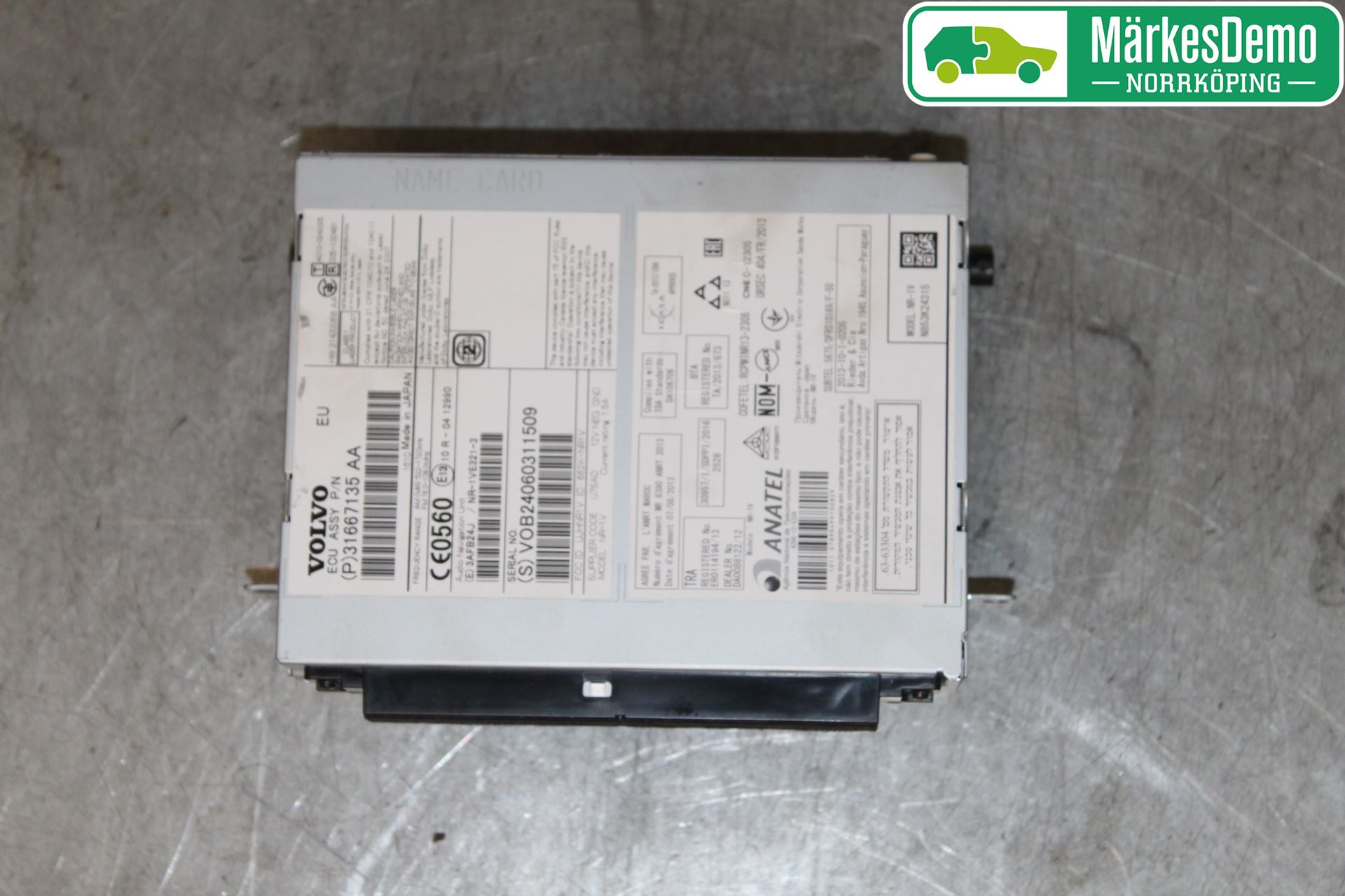 Volvo S60 14-18 Cd Radio - Multimediapanel