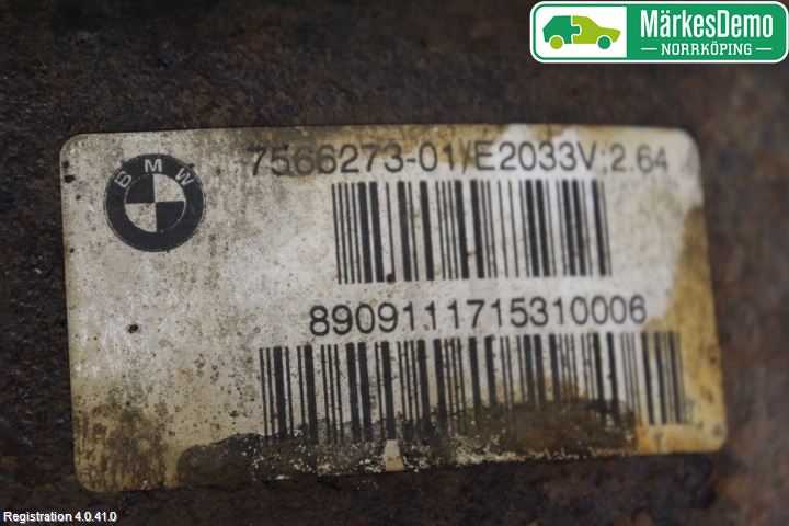 BMW 3 E90/91 SED/TOU 05-12 Bakväxel-Diff