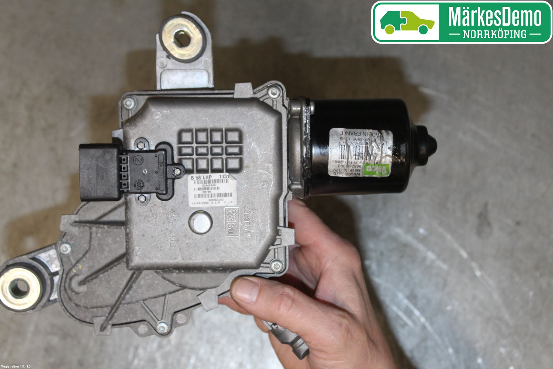 Citroen C4 GRAND PICASSO 07-13 Torkarmotor Vindruta