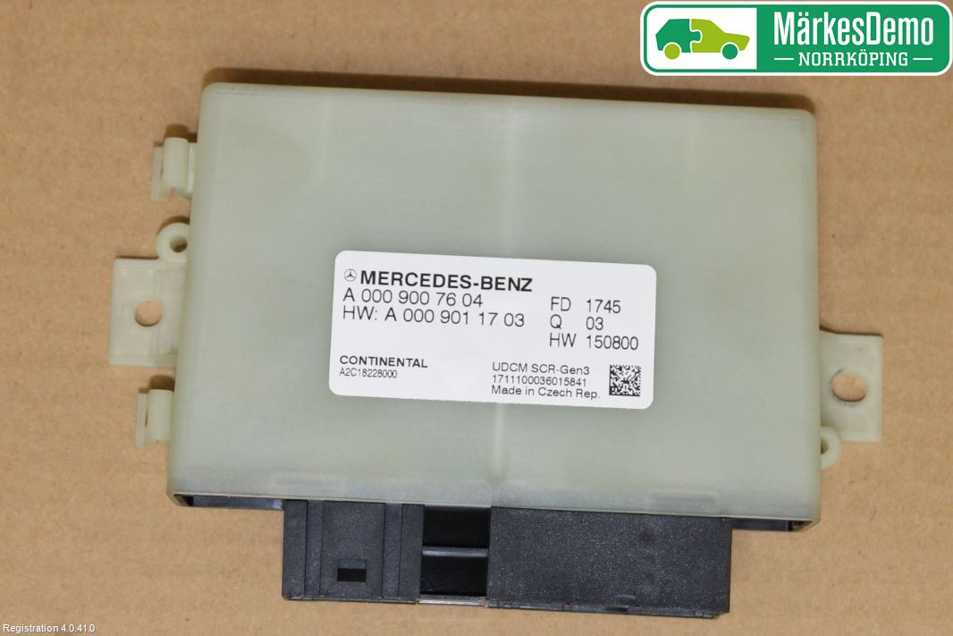Mercedes-Benz MB E-KLASS (W213) 16-23 Styrenhet Avgasrening