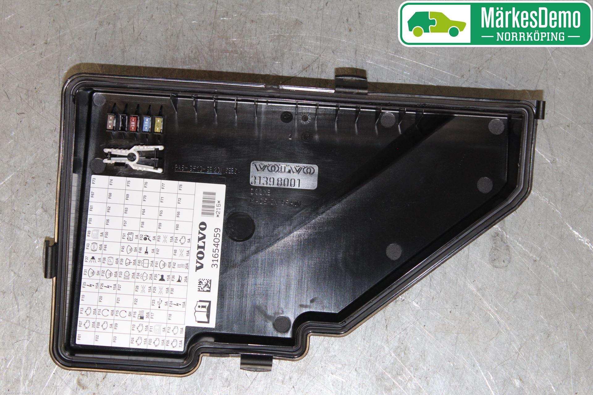 Volvo V60 19- Säkringsdosa-Elcentral Lock