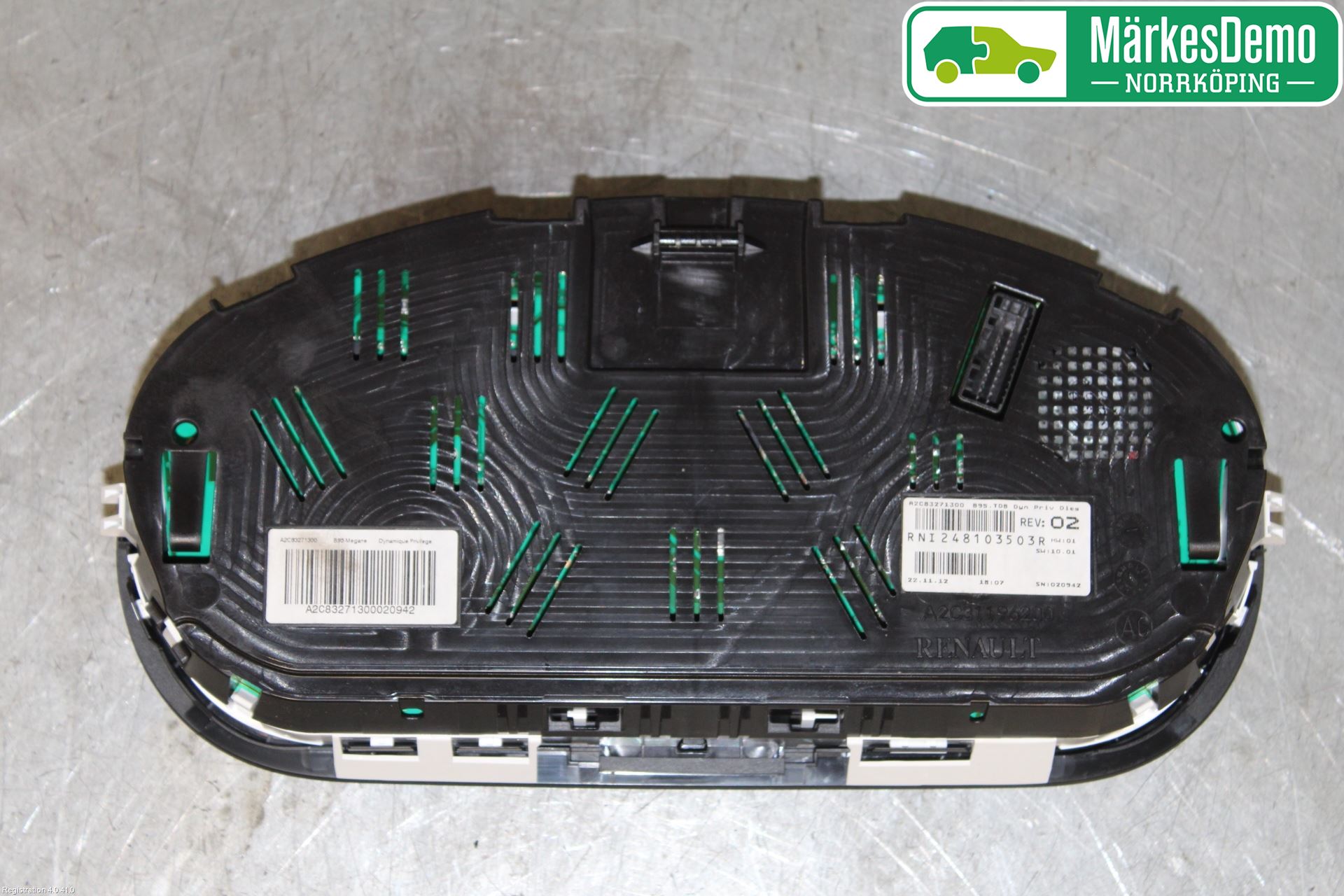 Renault MEGANE III 09-15 Instrument Komb