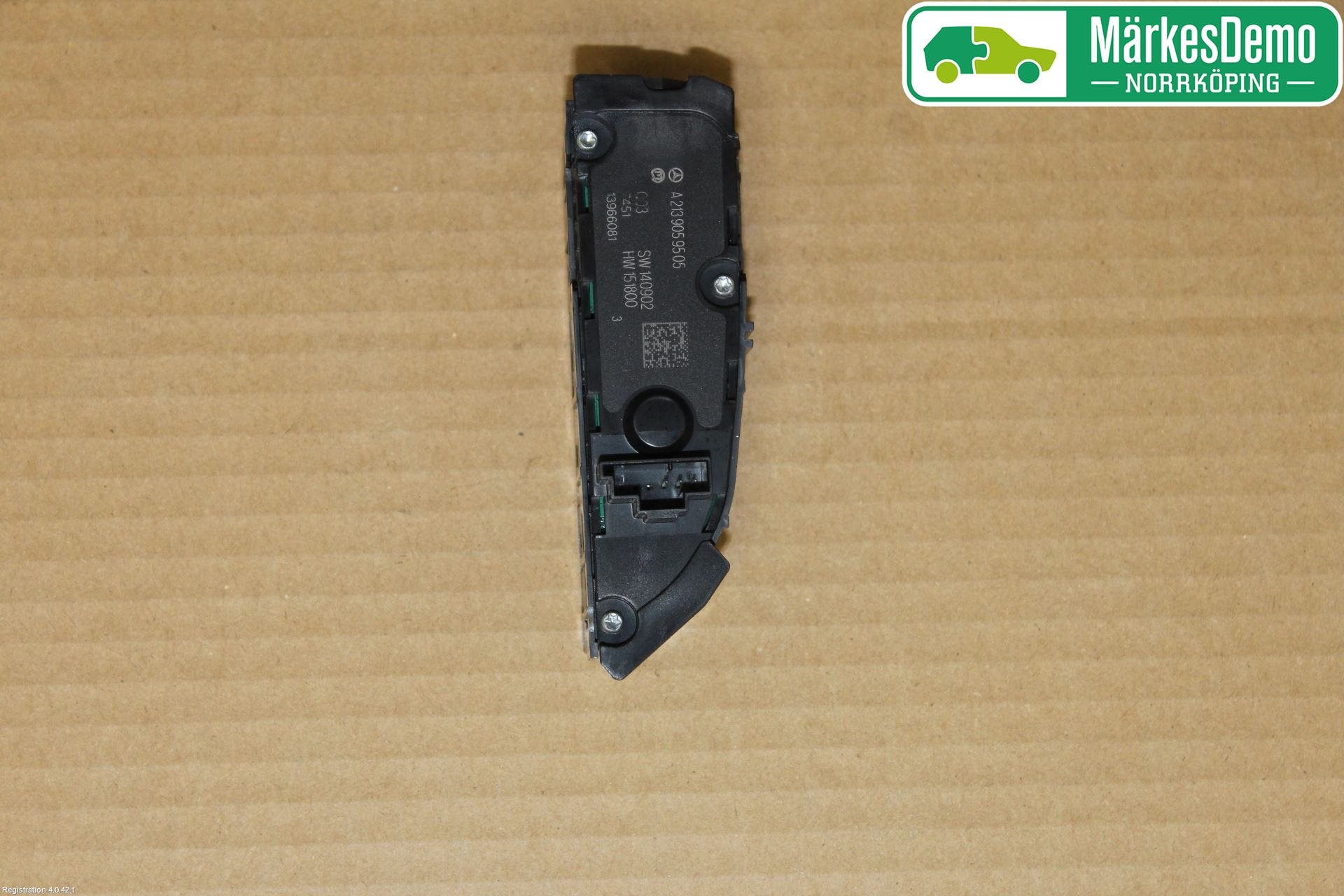 Mercedes-Benz MB E-KLASS (W213) 16-23 Strömställare Multifunktion