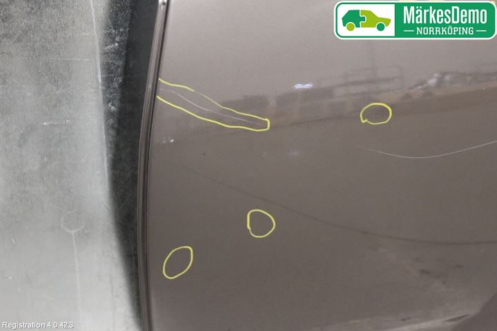 Mitsubishi OUTLANDER 07-12 Dörr Bak Vänster