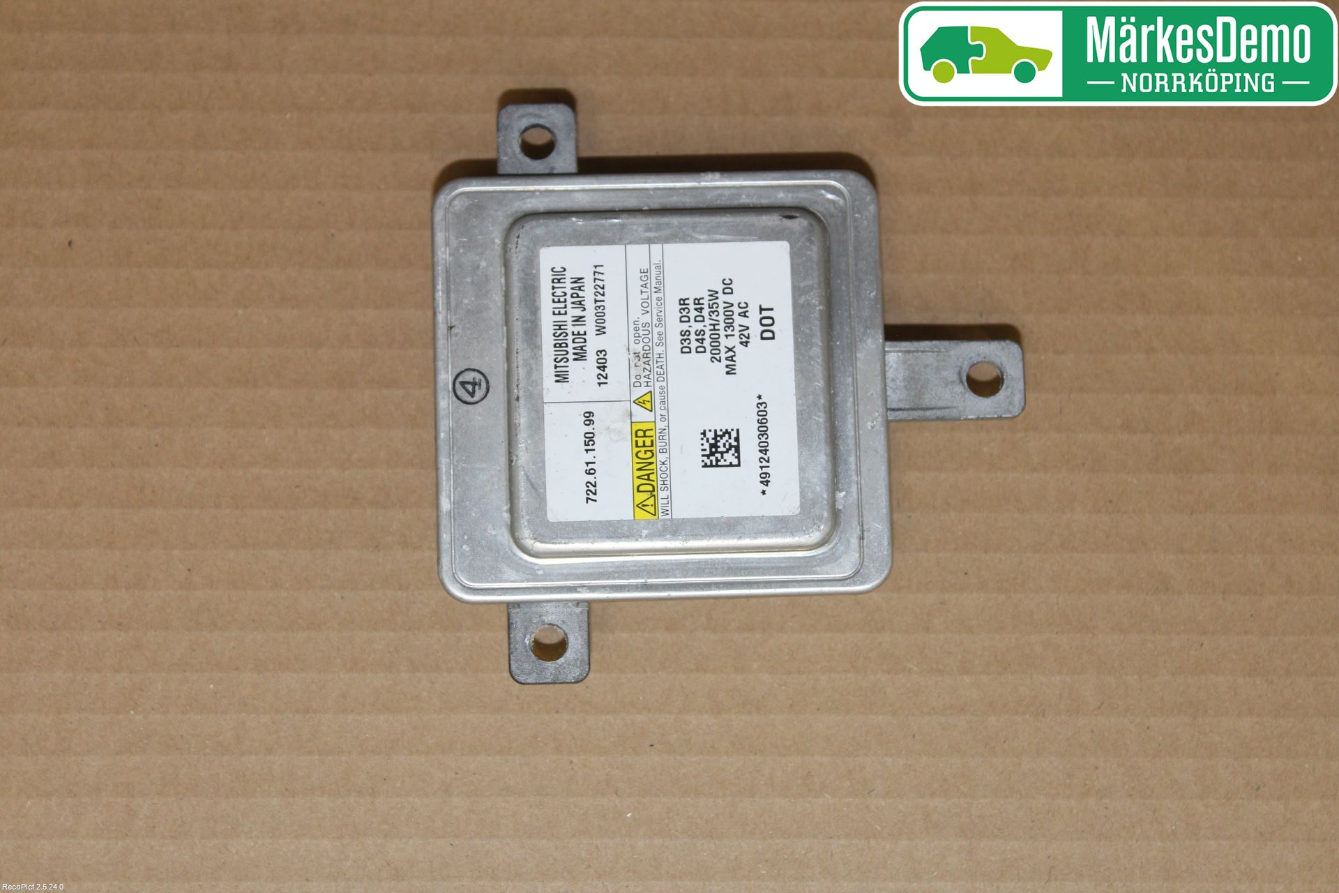 Volvo V40 12-19 Styrenhet Strålkastare