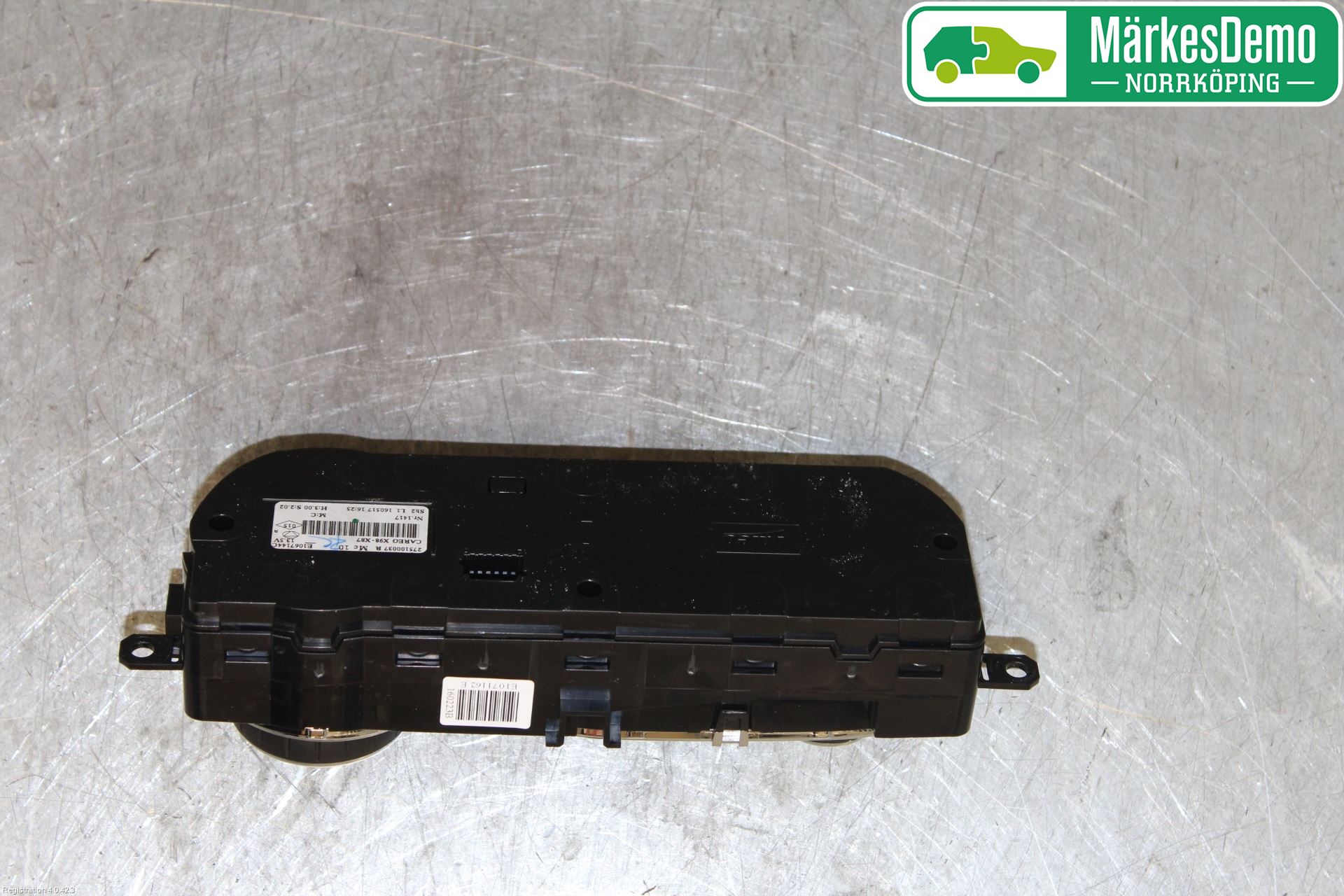 Renault CAPTUR 13-19 Värmereglage