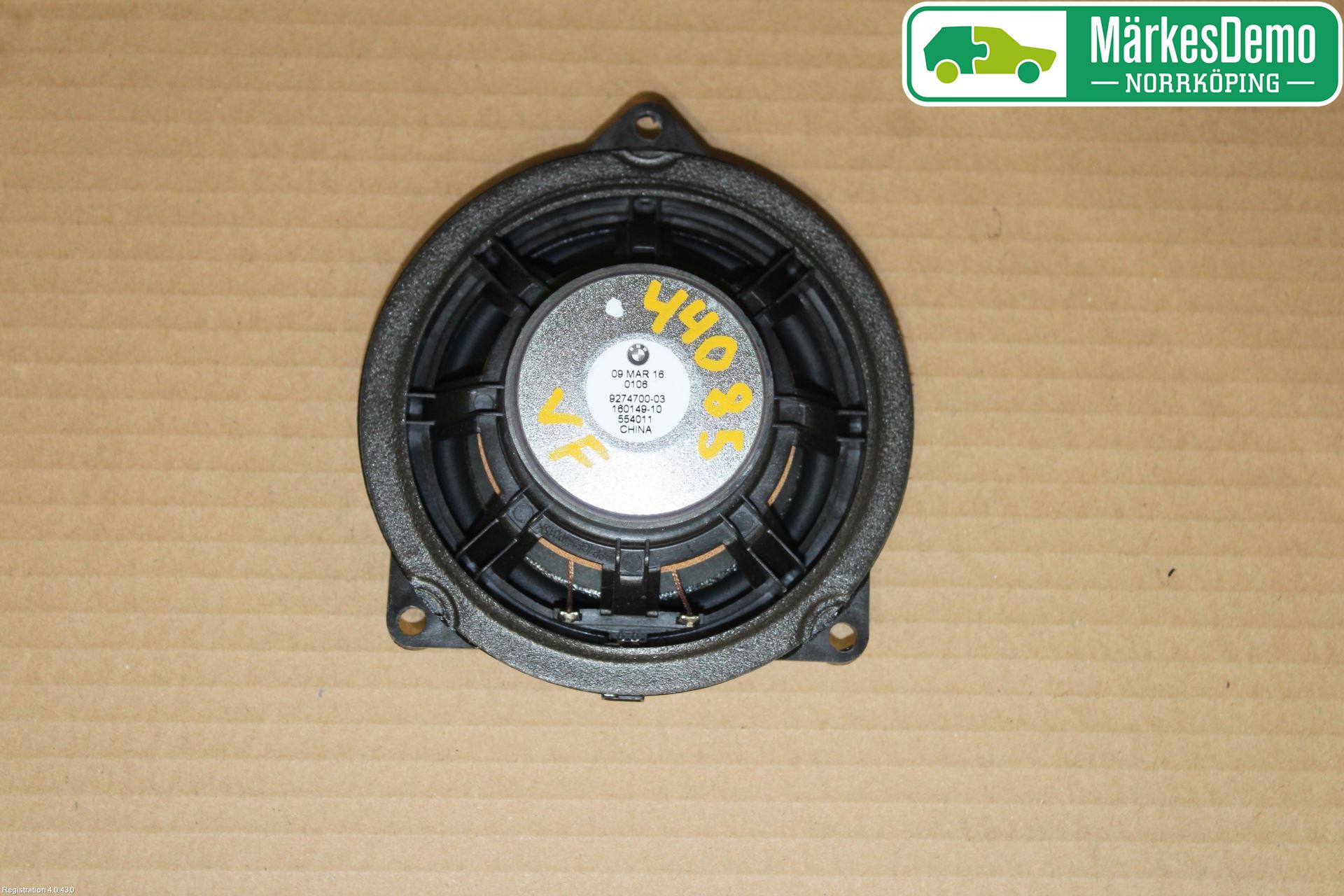 BMW i3 I01 13-22 Högtalare