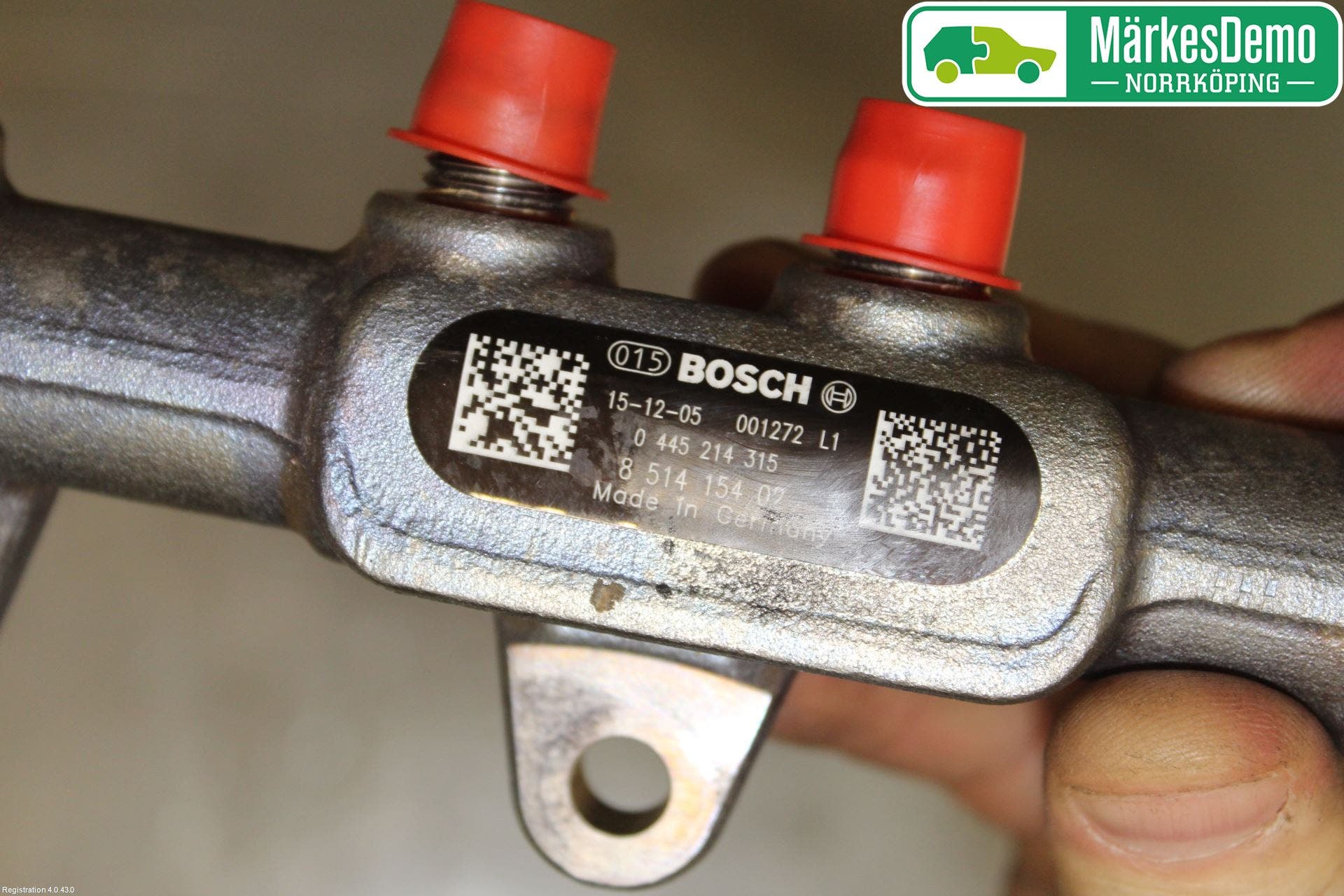 BMW 5 F10/F11/F18 09-17 Inj. Fuelrail