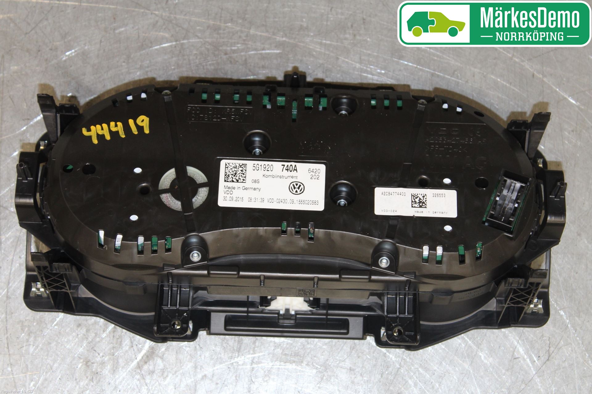 Volkswagen VW GOLF / E-GOLF VII 13-20 Instrument Komb