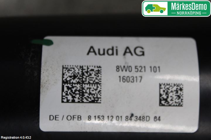 Audi A5 17- Mellanaxel Komp