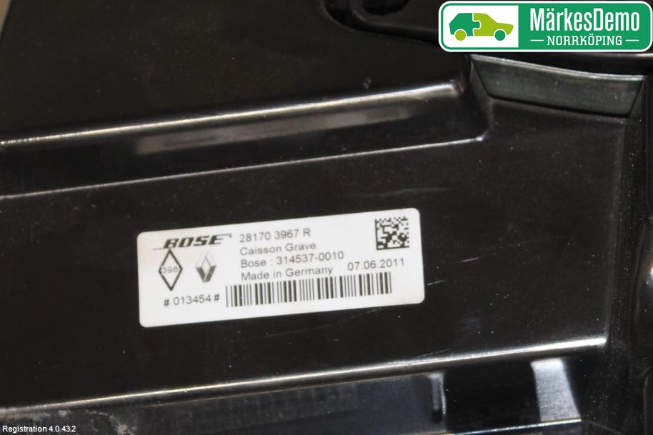 Renault LAGUNA III 11-15 Högtalare