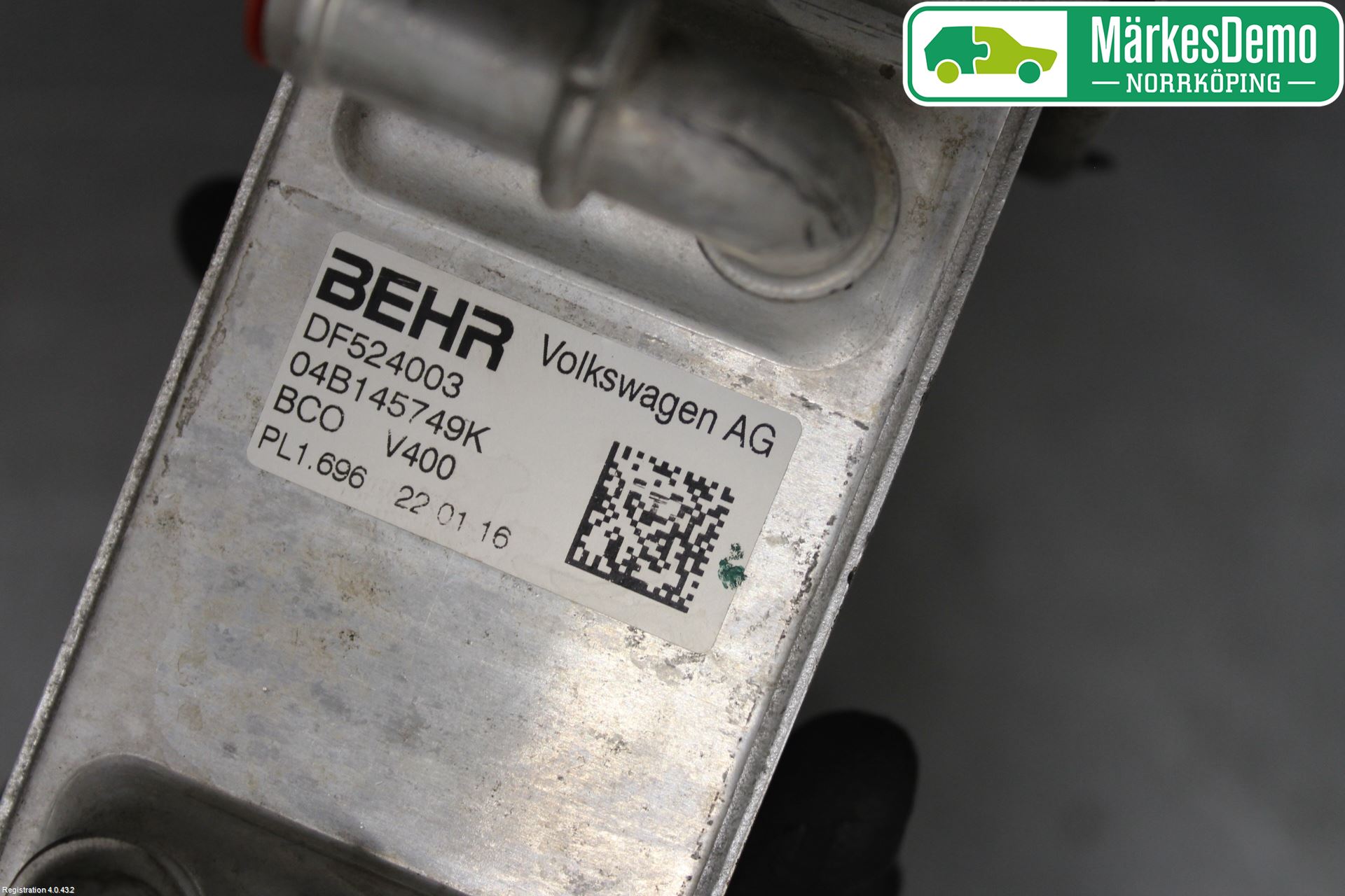 Skoda FABIA 15-21 Laddluft-Intercooler Kyl