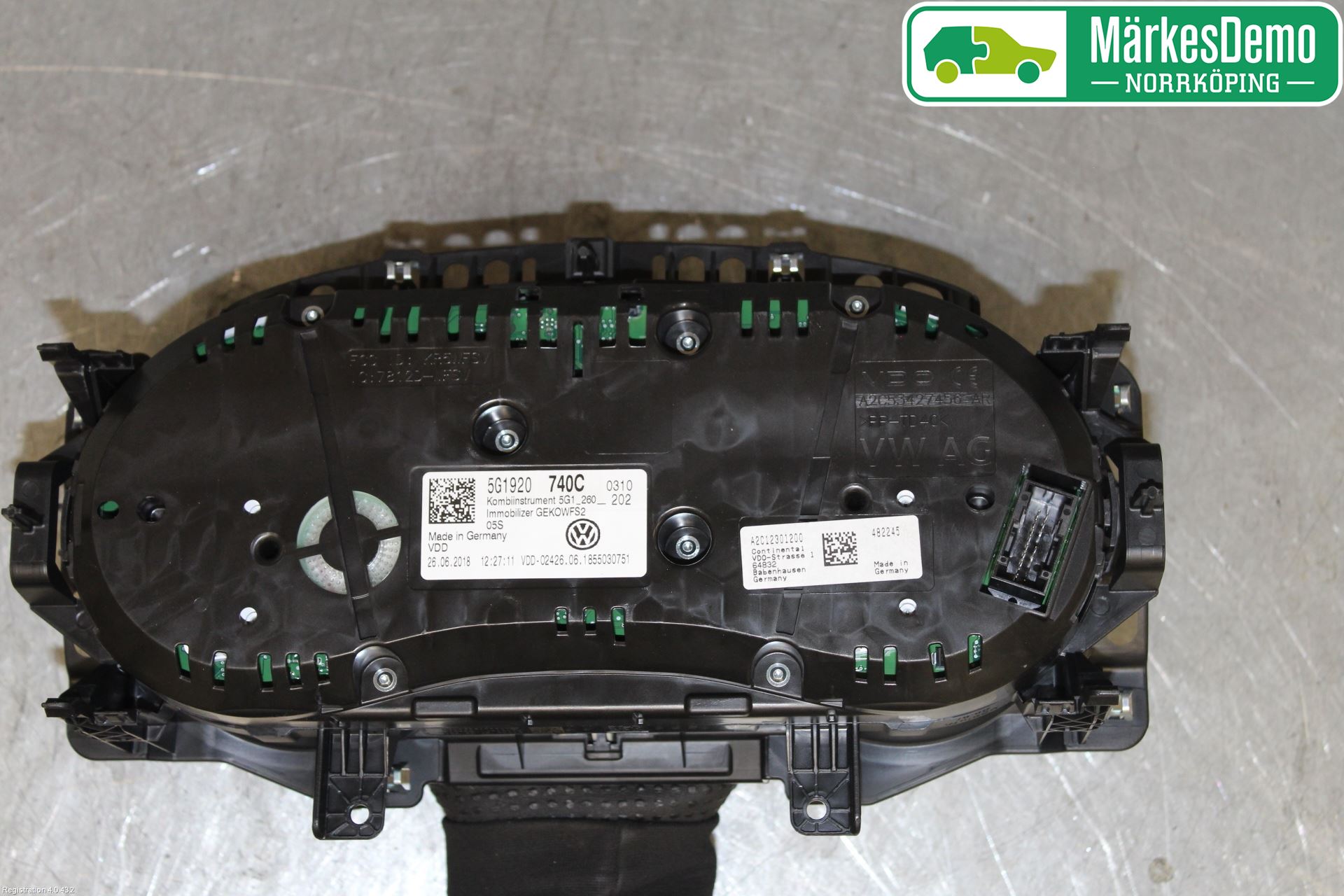 Volkswagen VW GOLF / E-GOLF VII 13-20 Instrument Komb