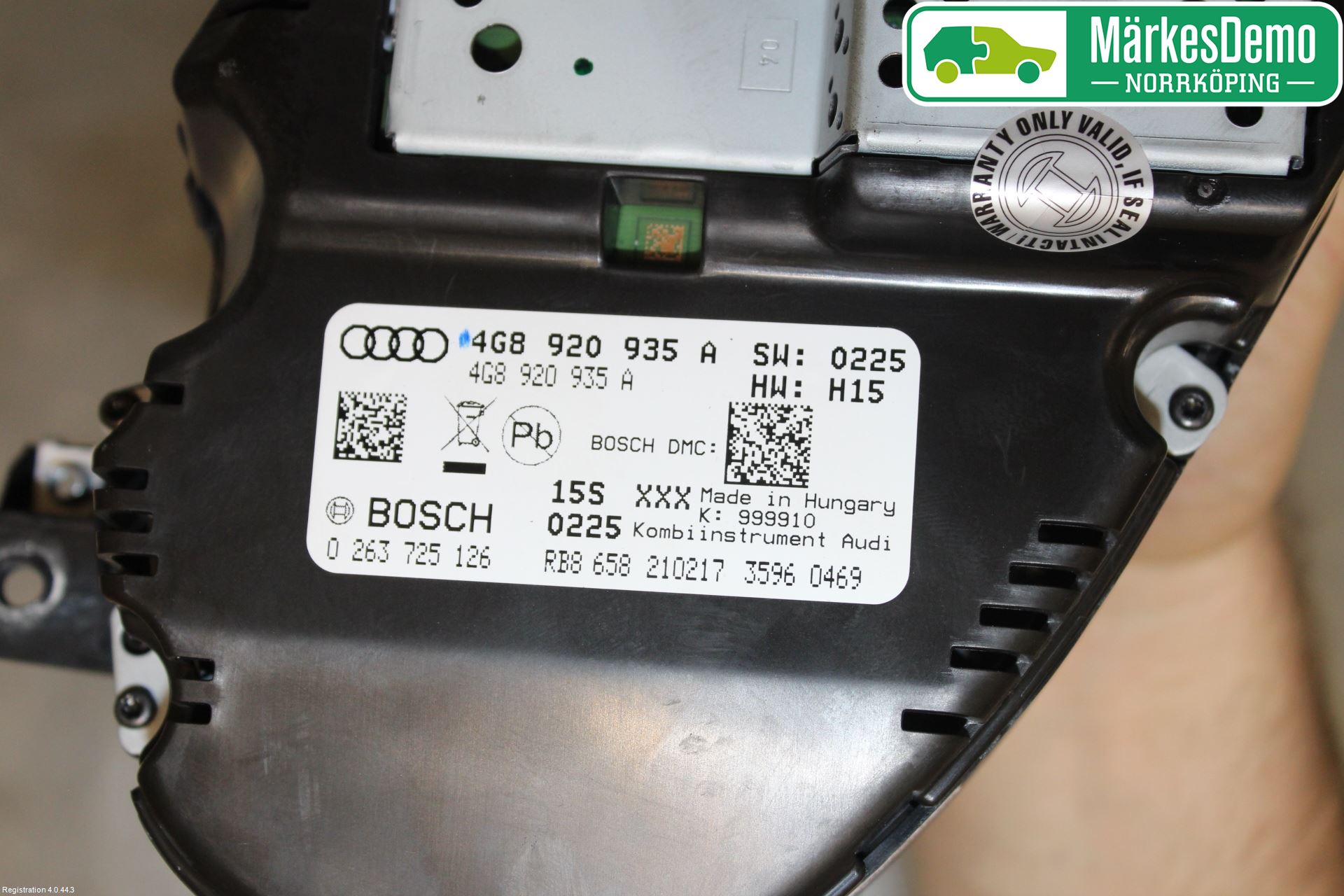 Audi A6/S6 4G 11-18 Instrument Komb