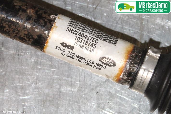 Landrover LAND ROVER DISCOVERY 4 10-16 Drivaxel Bak Höger
