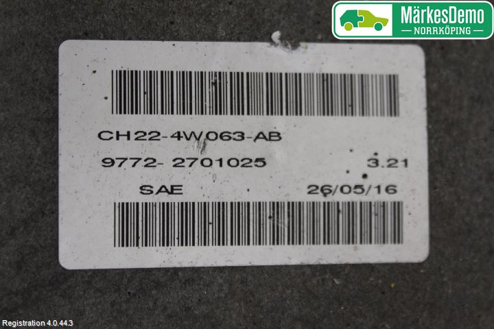 Landrover LAND ROVER DISCOVERY 4 10-16 Bakväxel-Diff