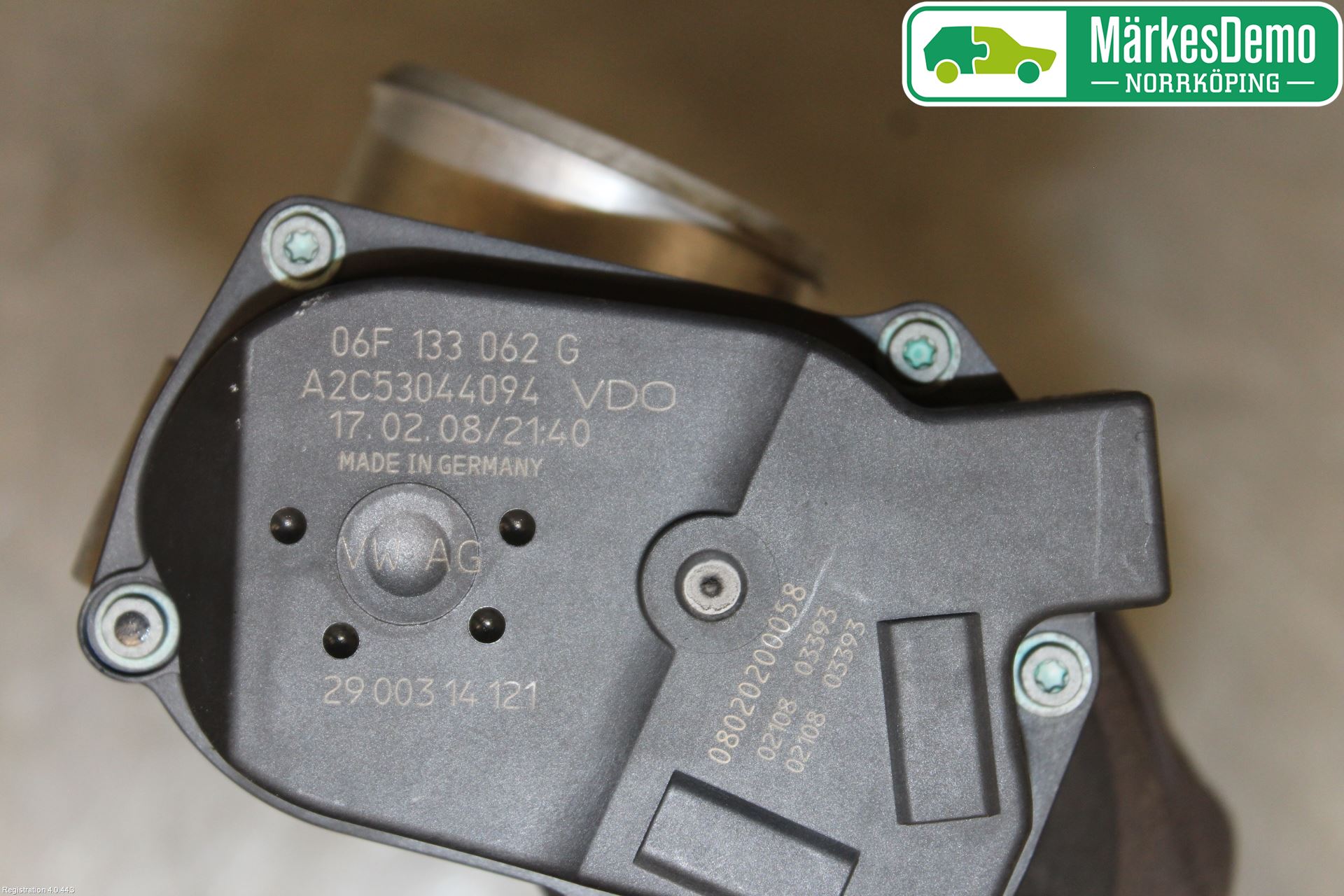 Audi A5 07-16 Injspjällhus