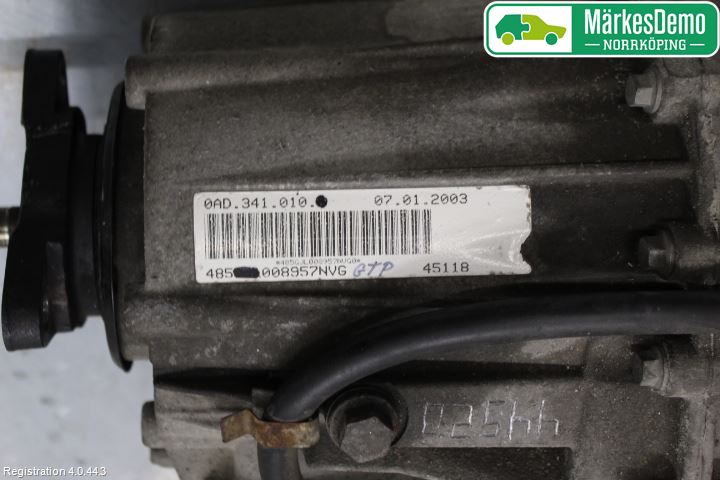 Volkswagen VW TOUAREG 7L 03-10 Växel Fördelningslåda