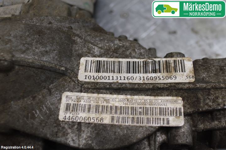 Mercedes-Benz MB ML/GLE-KLASS (W166) 12-18 Framvagn Diffrential