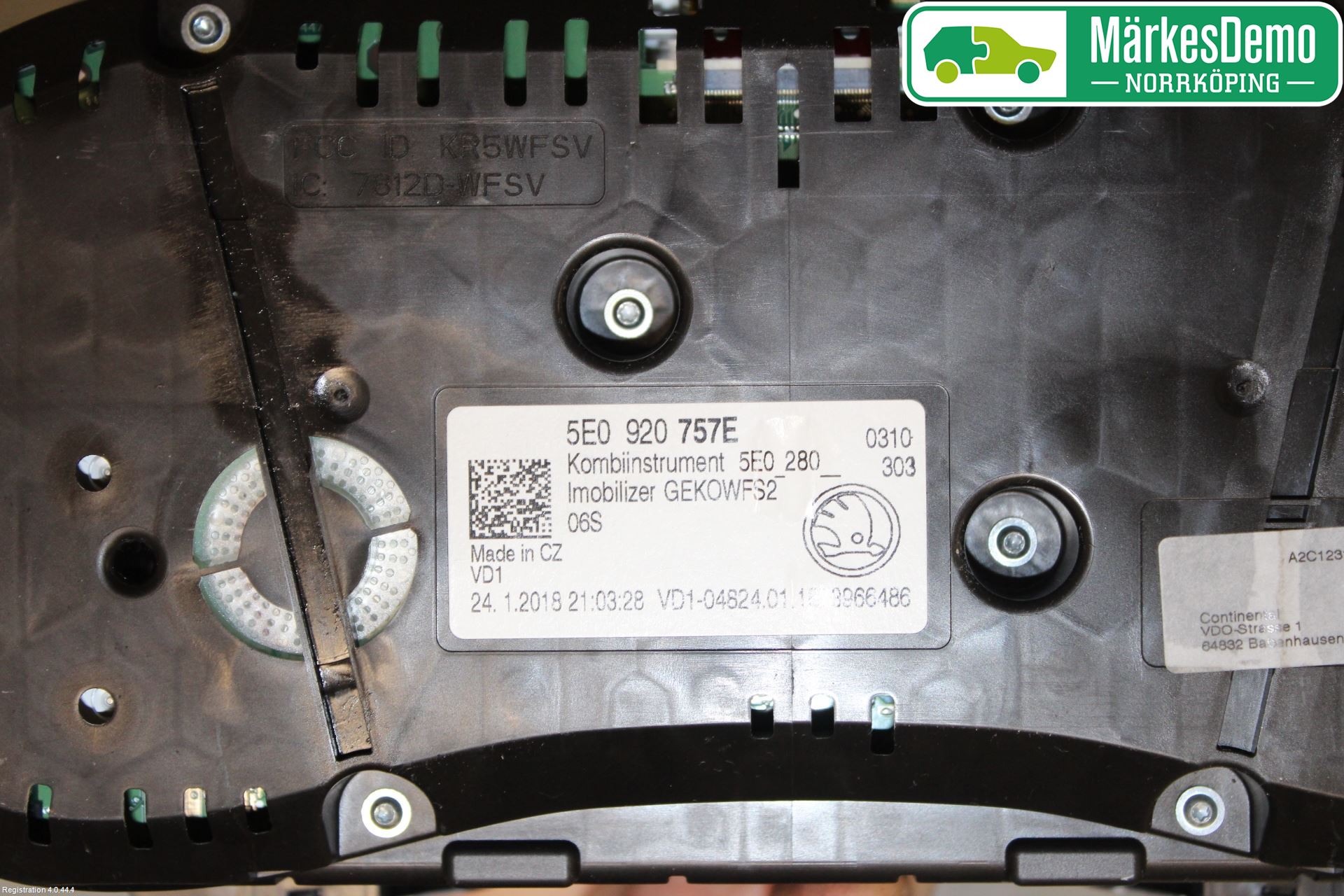 Skoda OCTAVIA (5E) 13-20 Instrument Hast