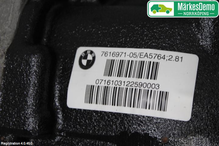 BMW 1 F20/F21 11-19 Bakväxel-Diff