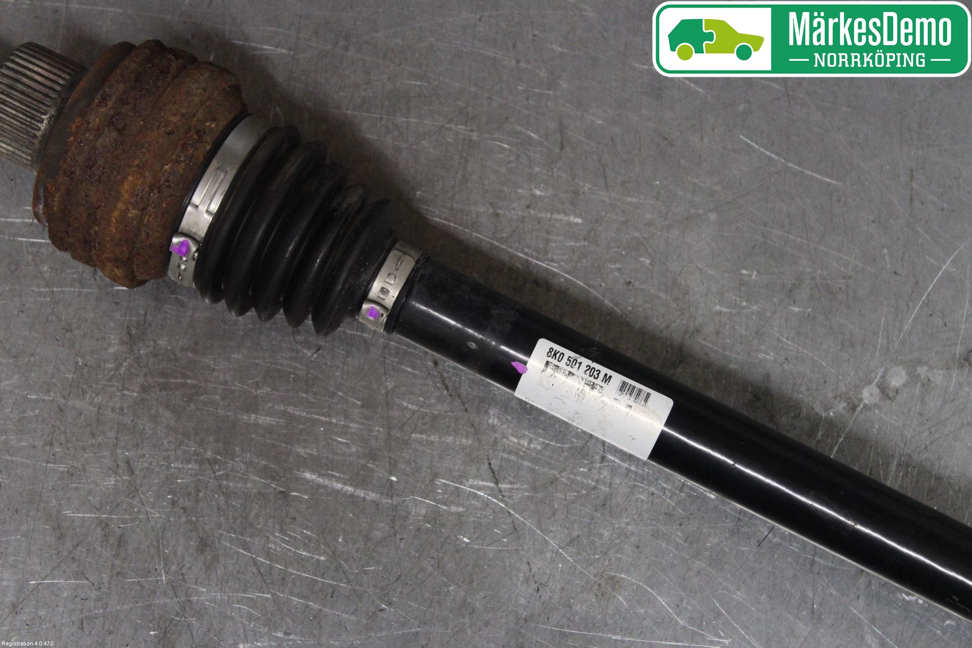 Audi A4 12-15 Drivaxel Bak Höger