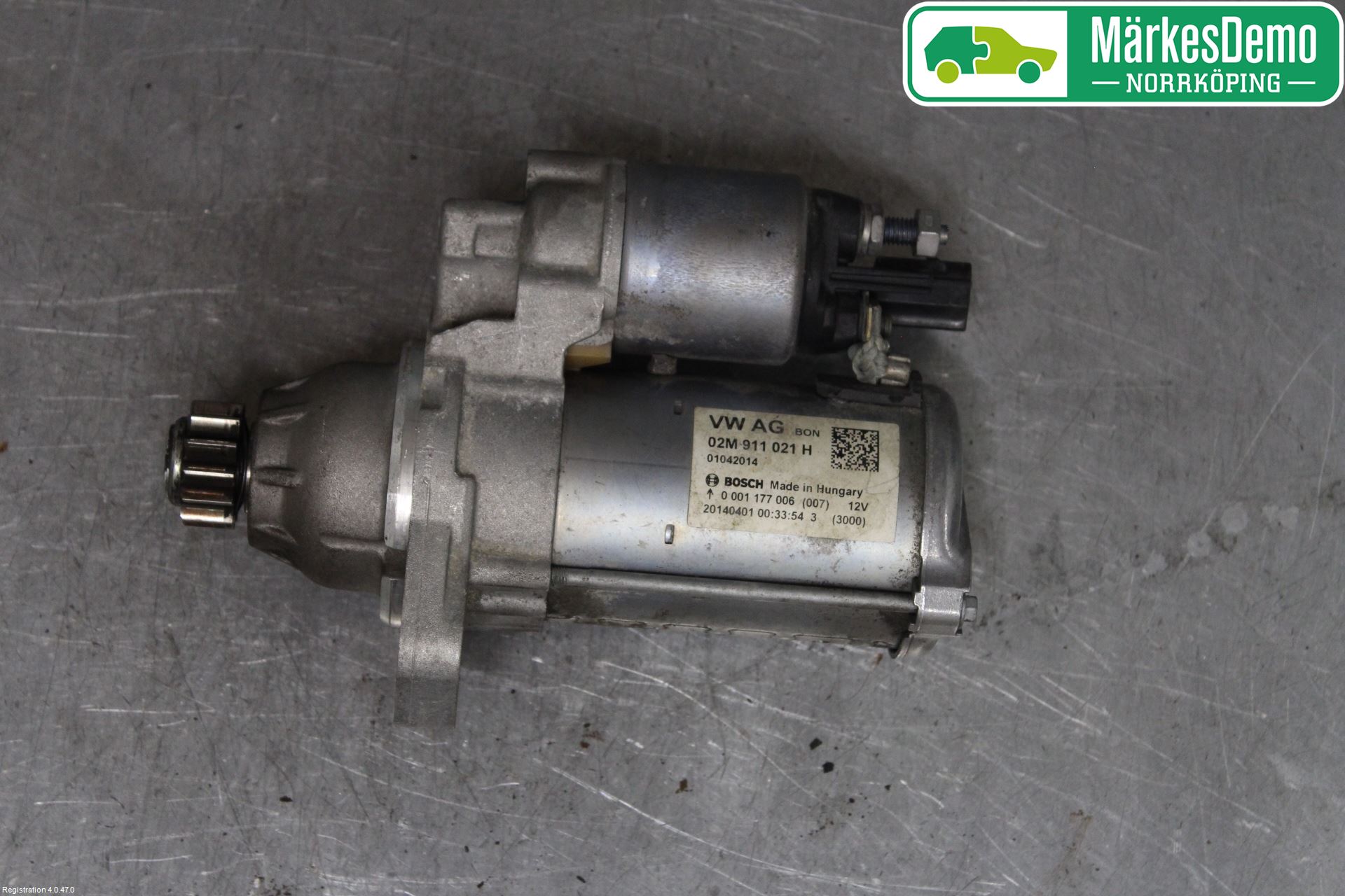 Volkswagen VW UP! / E-UP! Startmotor