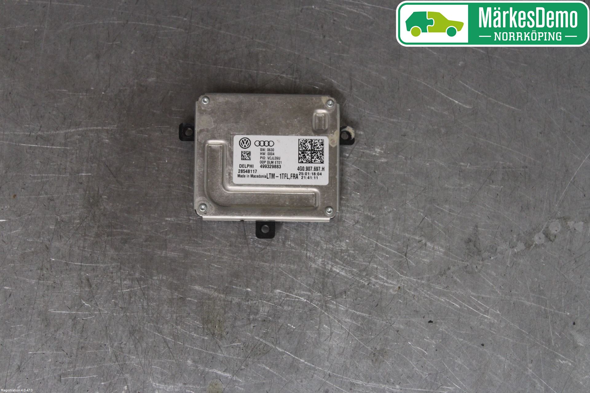 Volkswagen VW PASSAT 15-19 Styrenhet Strålkastare