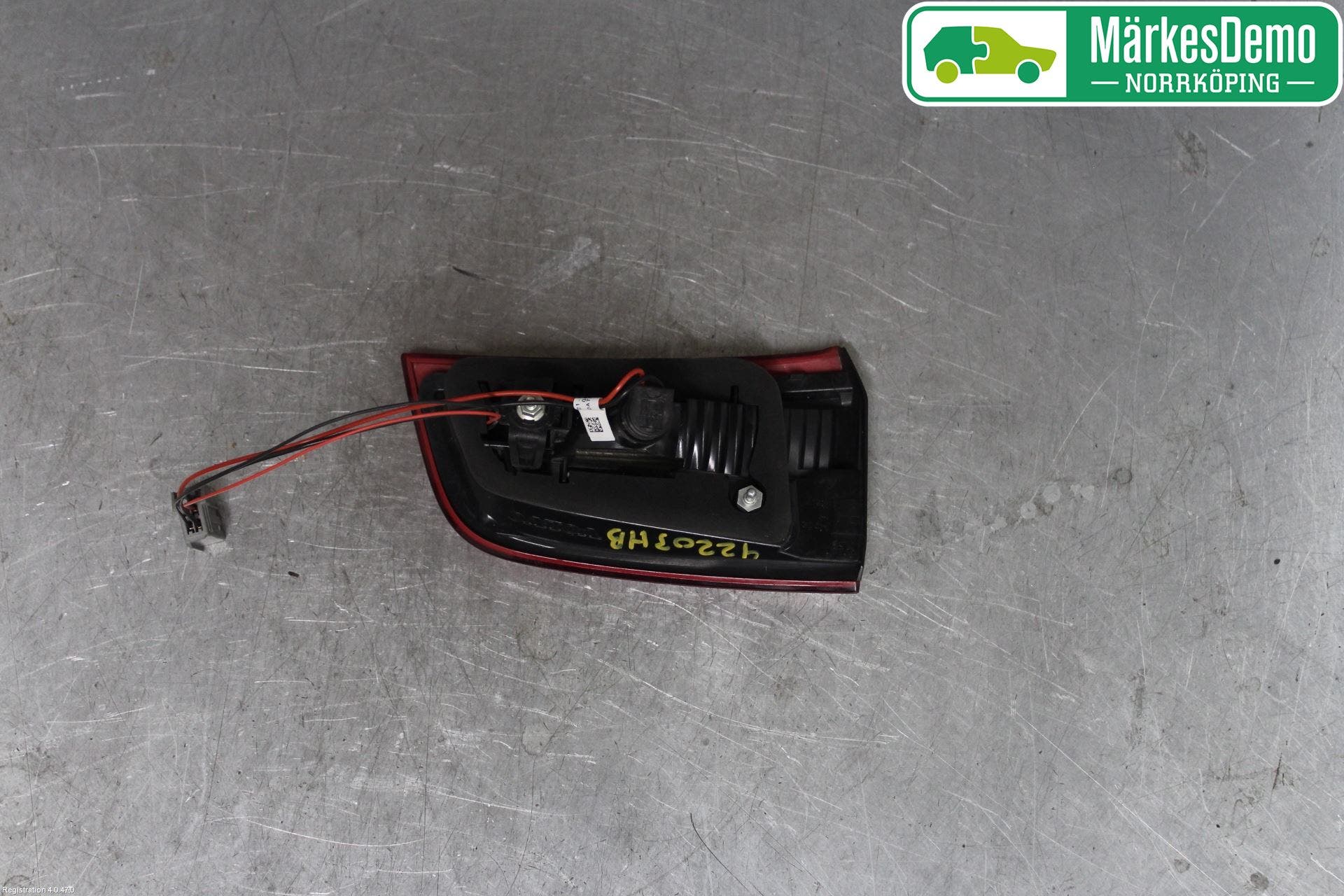 Volvo S60 11-13 Bakljus Lucka Hö