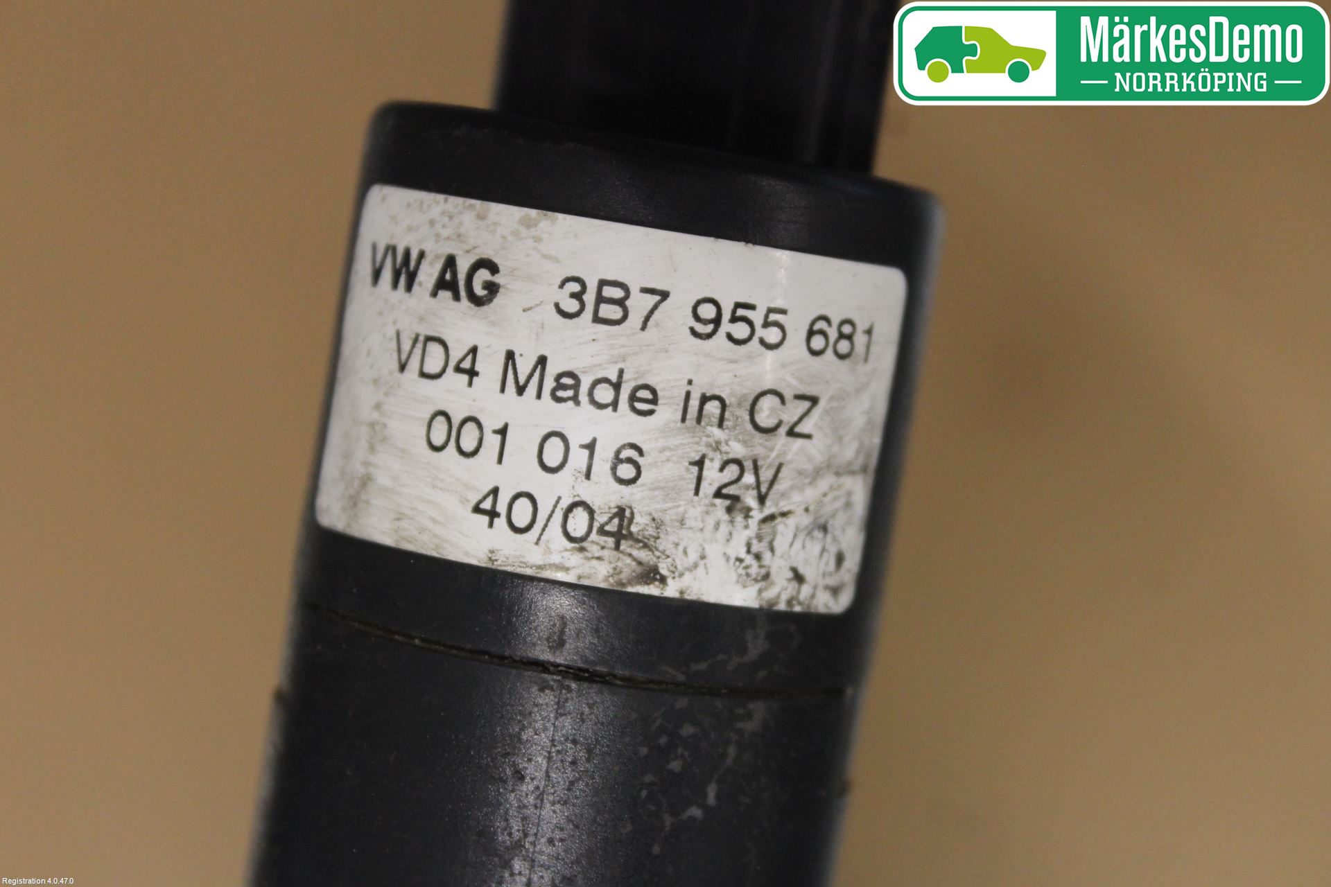 Volkswagen VW TRANSP/CARAVELLE (T5) 04-15 Spolarpump Högtryck