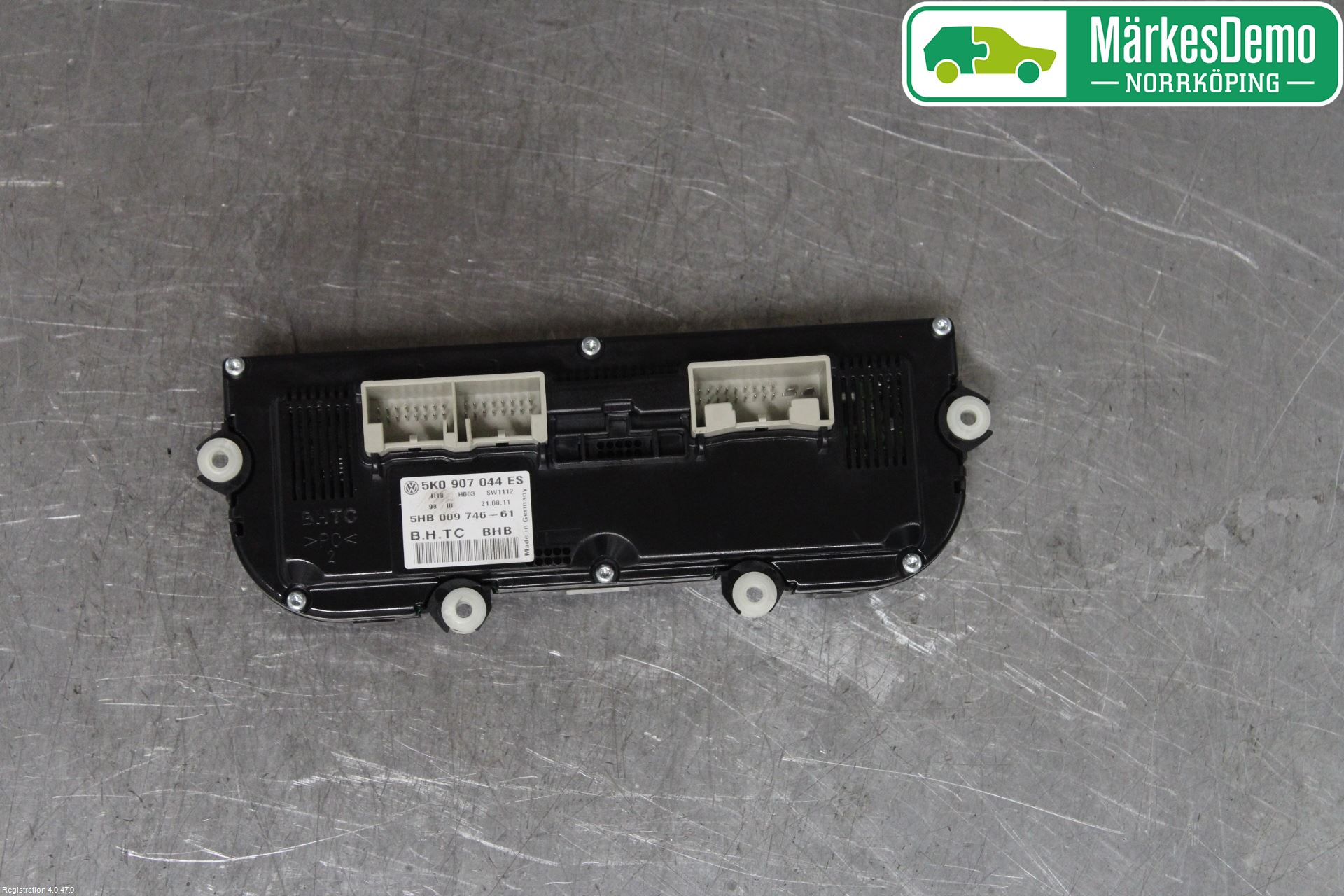 Volkswagen VW GOLF VI 09-13 Värmereglage