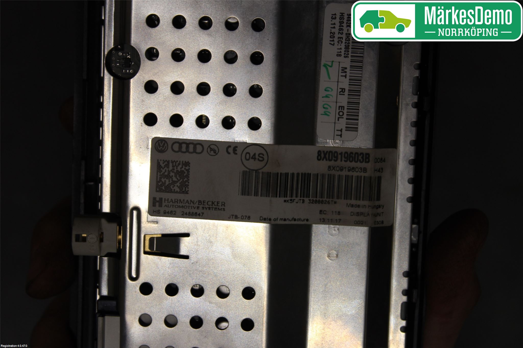 Audi A1/S1 11-18 Bildskärm