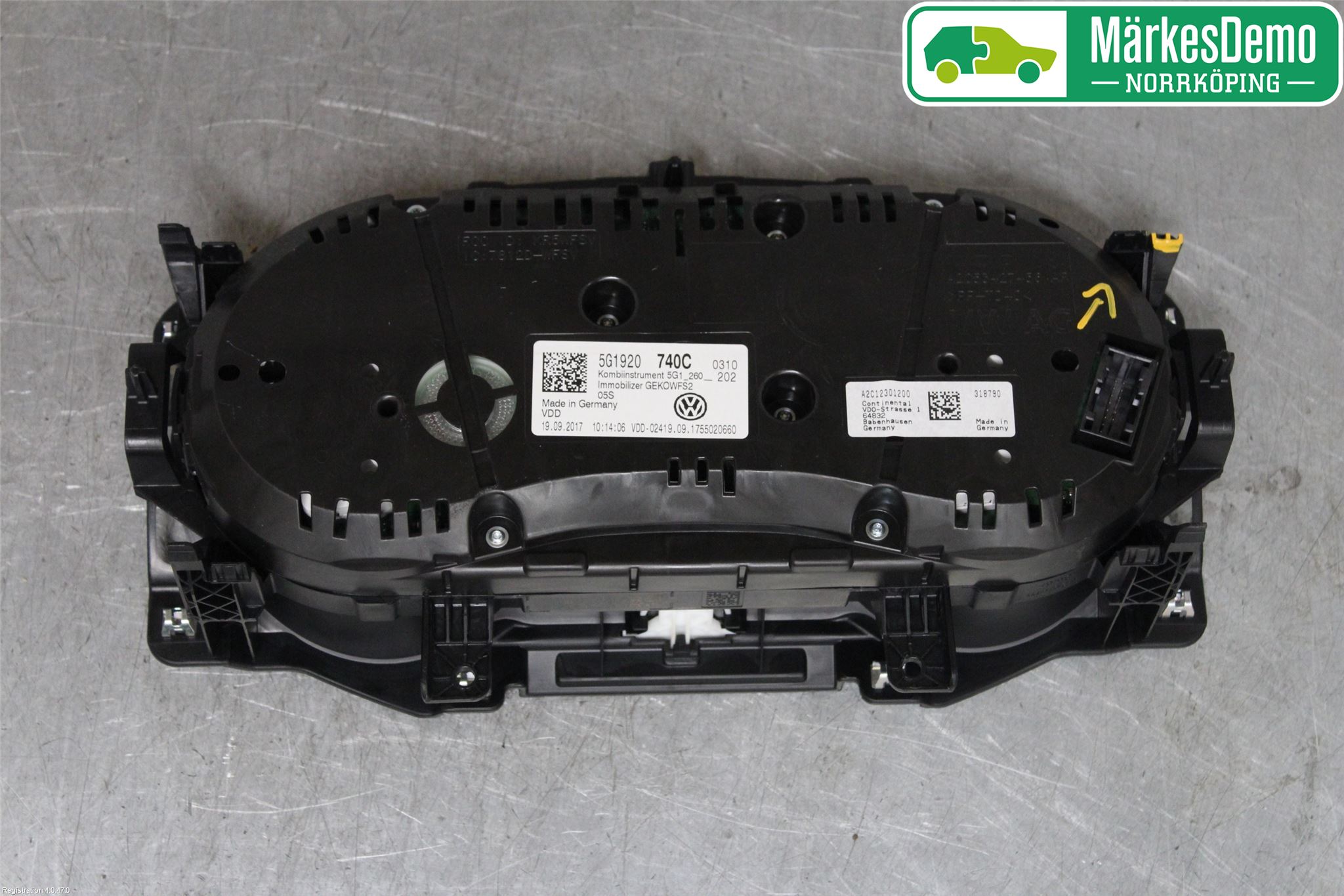 Volkswagen VW GOLF / E-GOLF VII 13-20 Instrument Komb