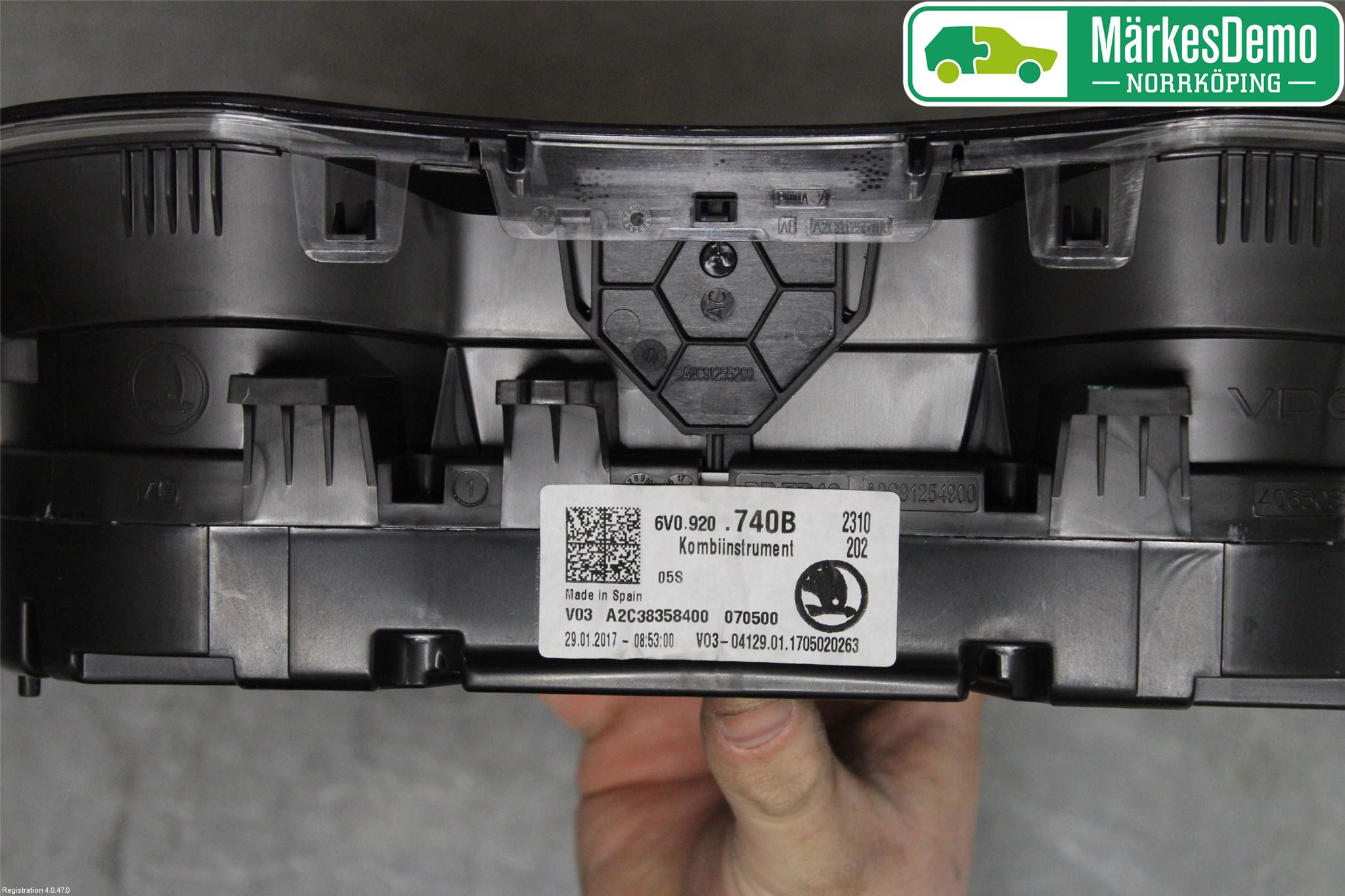 Skoda FABIA 15-21 Instrument Komb