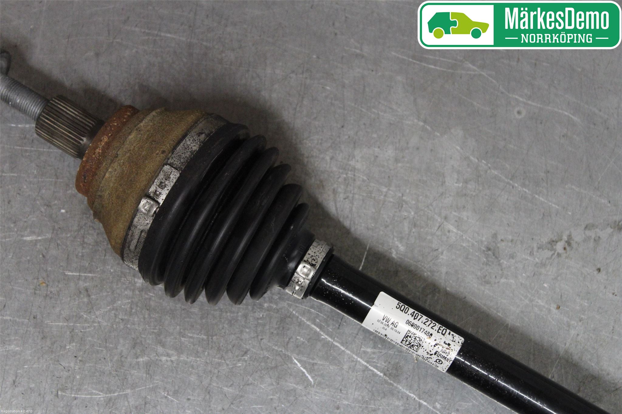 Volkswagen VW GOLF / E-GOLF VII 13-20 Drivaxel Fram Höger